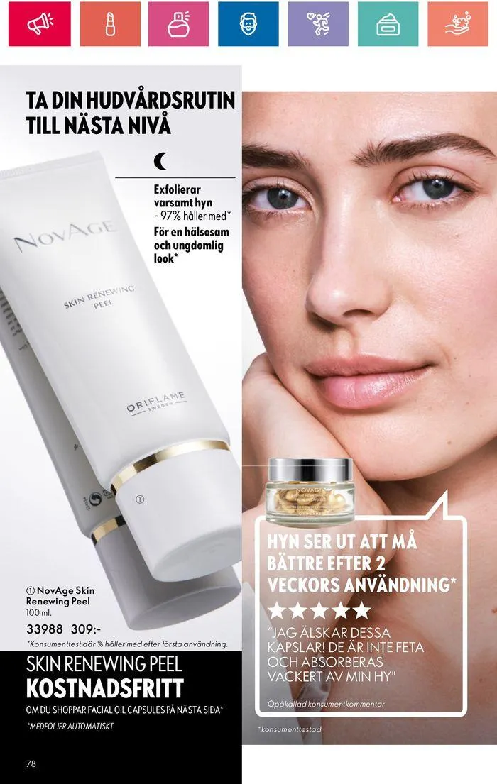 Oriflame reklamblad från 20 juni till 4 juli 2024 - Reklamblad sidor 78