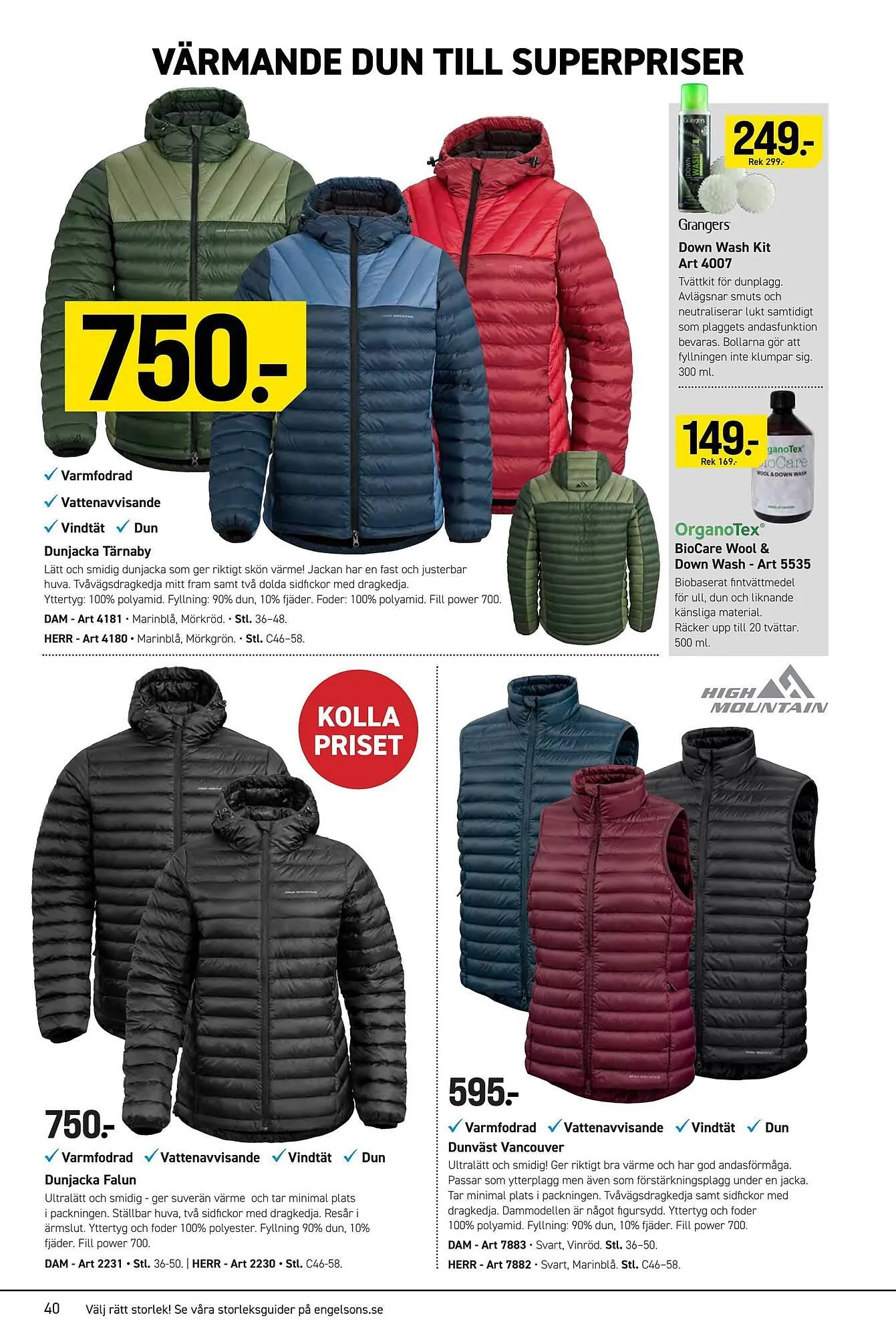 Engelsons reklamblad från 1 september till 3 september 2025 - Reklamblad sidor 40