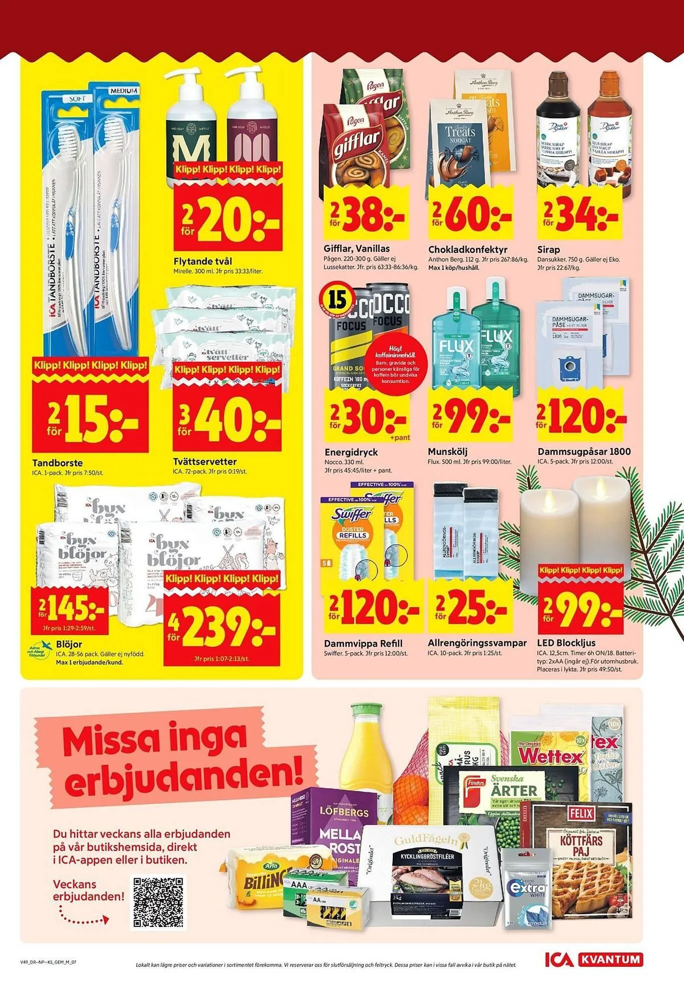 ICA Kvantum reklamblad från 1 december till 7 december 2025 - Reklamblad sidor 7