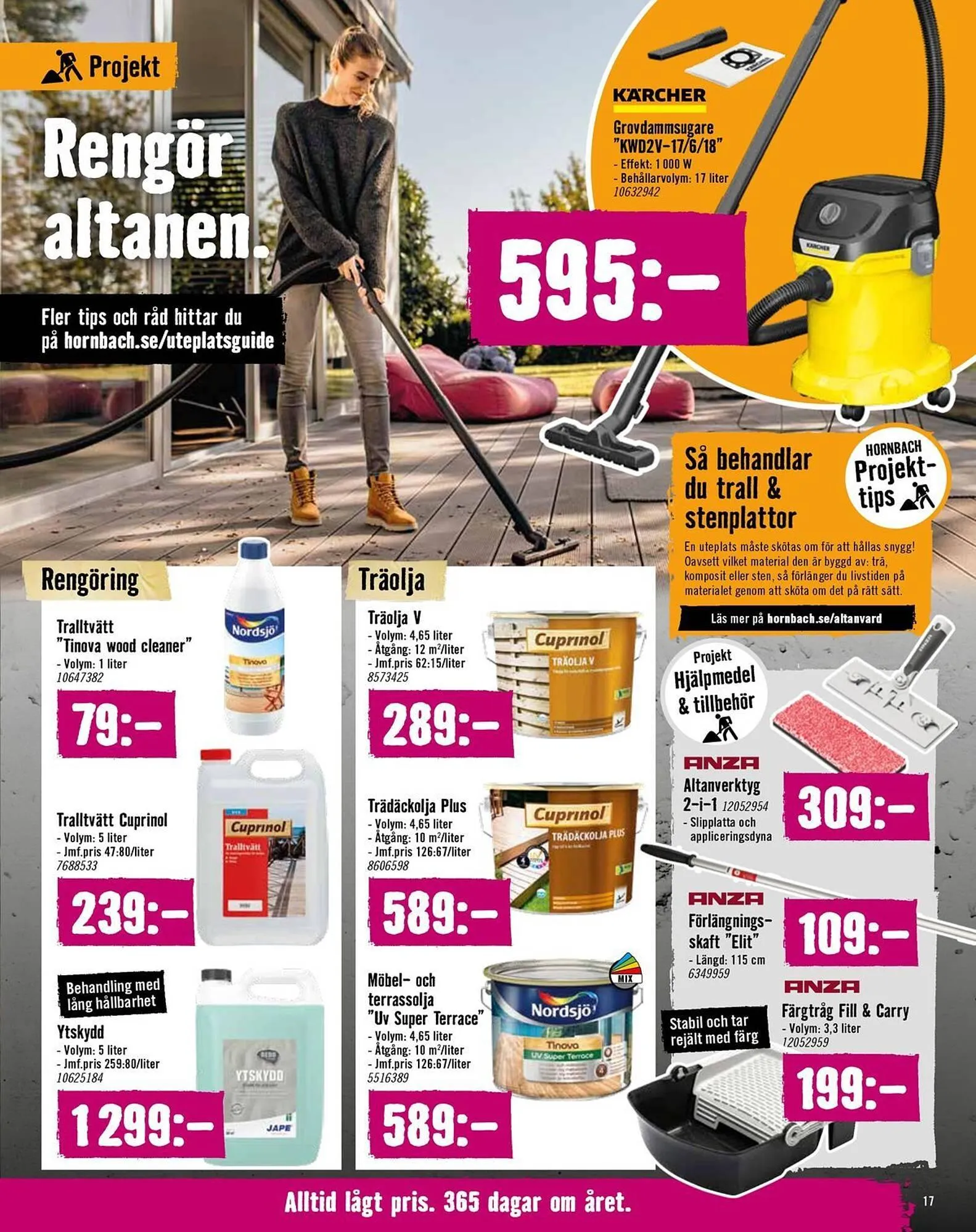 Hornbach reklamblad från 11 mars till 31 mars 2025 - Reklamblad sidor 17