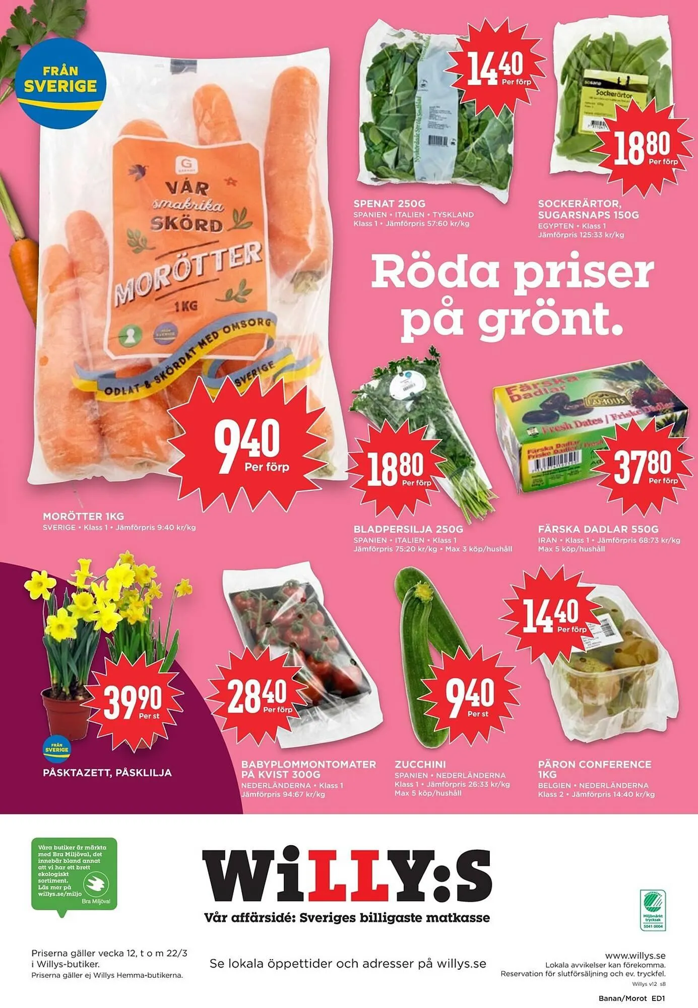 Willys reklamblad från 16 mars till 22 mars 2026 - Reklamblad sidor 8