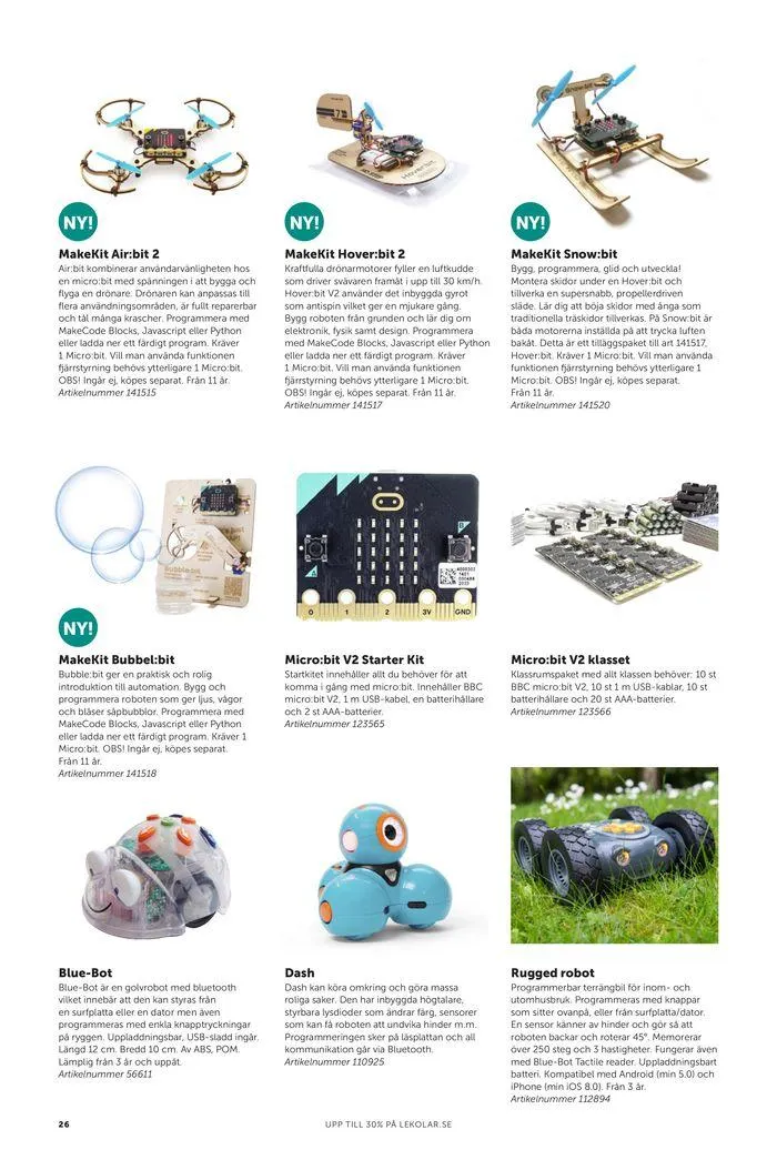 Nyheter och favoriter skola och fritidshem 2024 från 23 februari till 31 december 2024 - Reklamblad sidor 26