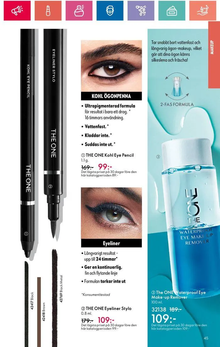 Oriflame reklamblad från 20 juni till 4 juli 2024 - Reklamblad sidor 45