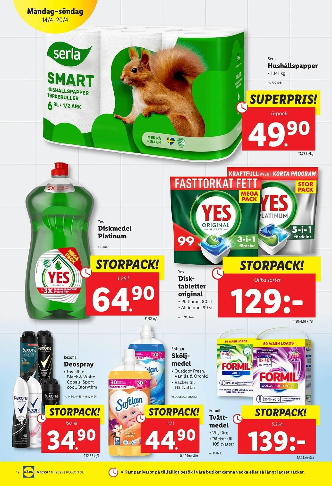 Lidl reklamblad från 14 april till 20 april 2025 - Reklamblad sidor 12