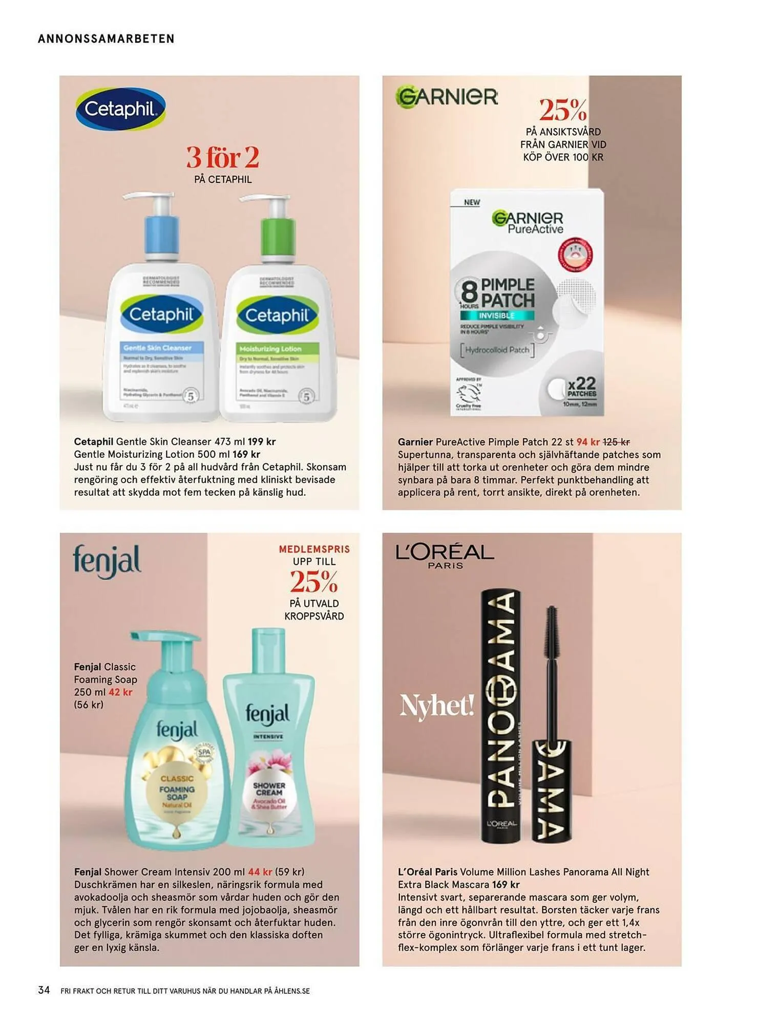 Åhléns reklamblad från 2 april till 22 april 2025 - Reklamblad sidor 34