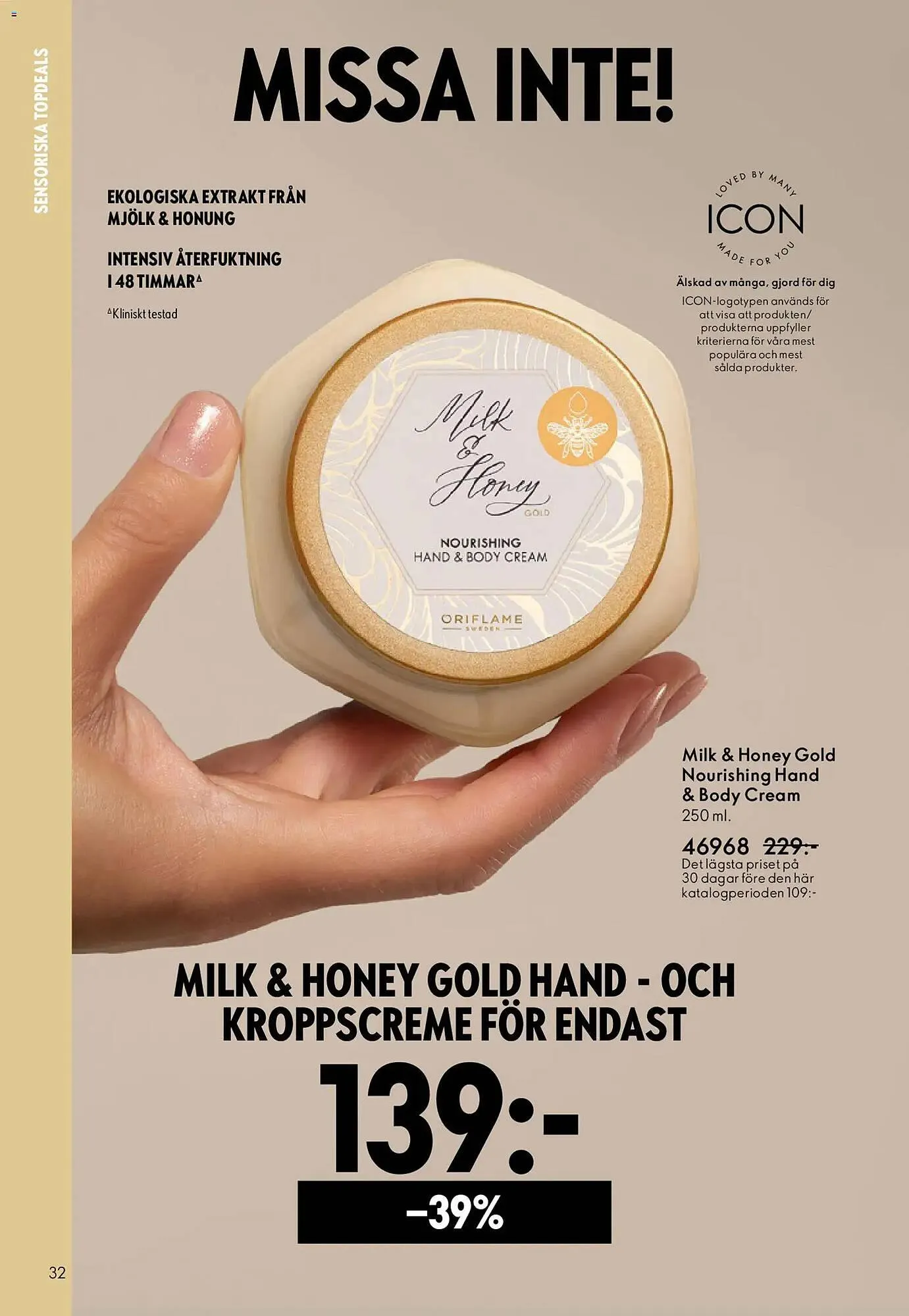 Oriflame reklamblad från 22 april till 12 maj 2026 - Reklamblad sidor 32