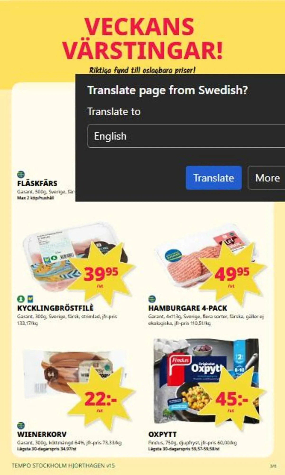 Tempo reklamblad från 6 april till 12 april 2026 - Reklamblad sidor 3