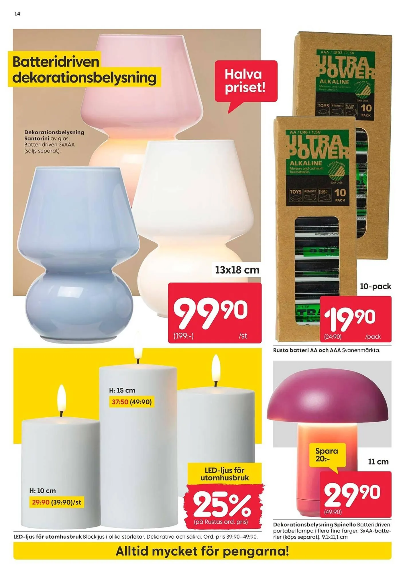 Rusta reklamblad från 17 mars till 23 mars 2025 - Reklamblad sidor 14