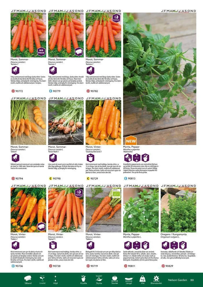 Nelson Gardens frökatalog 2024 är här! från 6 mars till 31 december 2024 - Reklamblad sidor 23