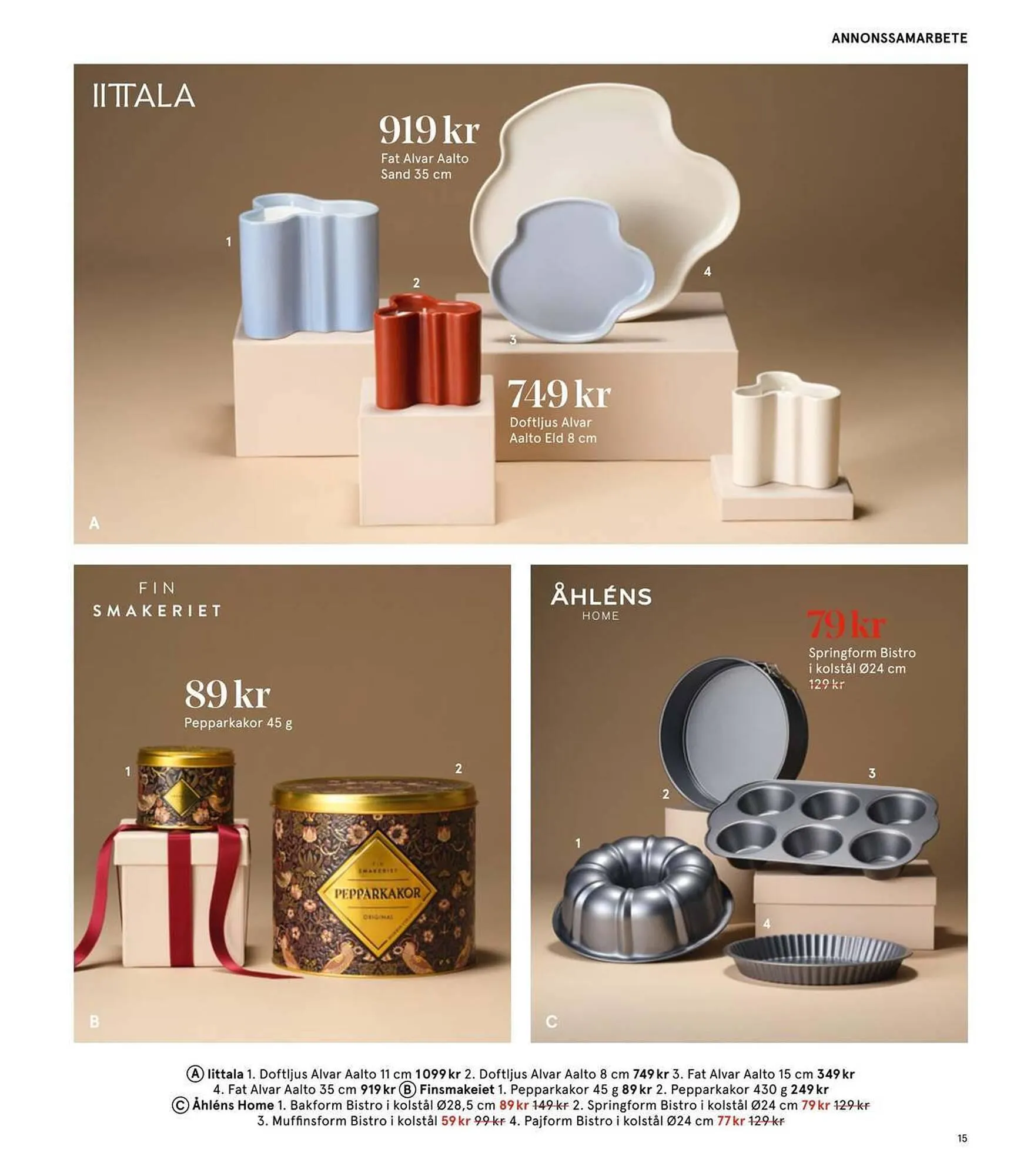 Åhléns reklamblad från 25 november till 11 december 2025 - Reklamblad sidor 15