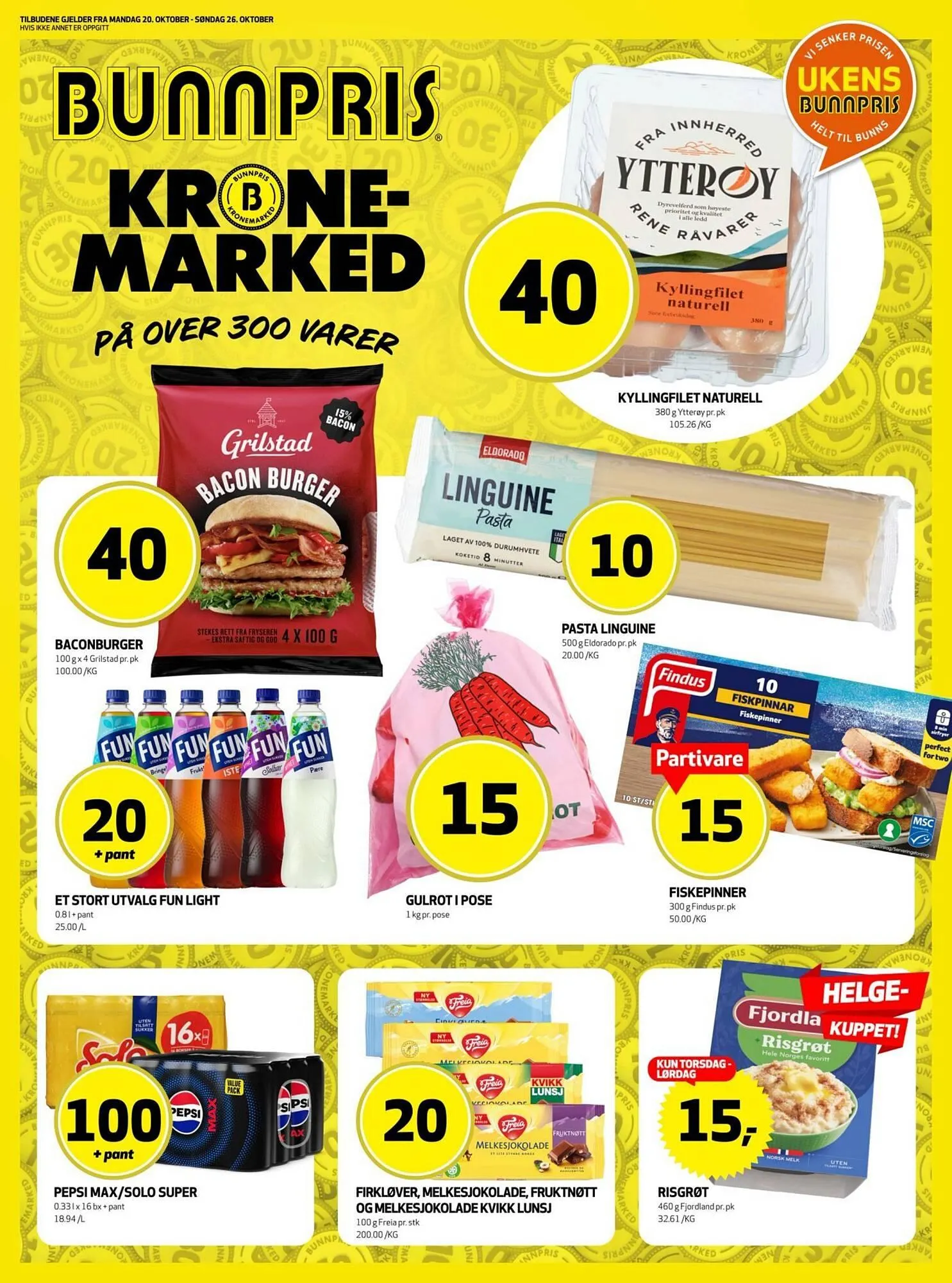Rusta reklamblad från 20 oktober till 26 oktober 2025 - Reklamblad sidor 1