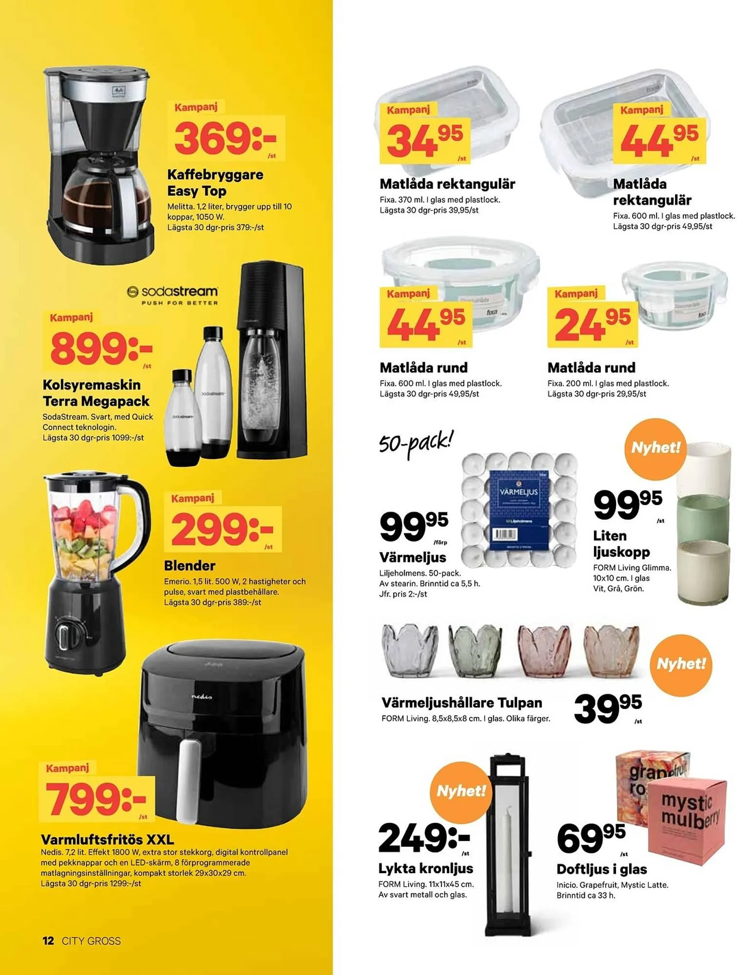 City Gross reklamblad från 6 oktober till 2 november 2025 - Reklamblad sidor 12