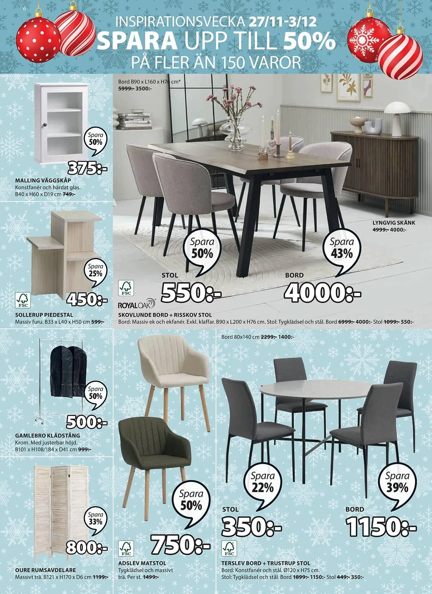 JYSK reklamblad från 27 november till 10 december 2023 - Reklamblad sidor 6
