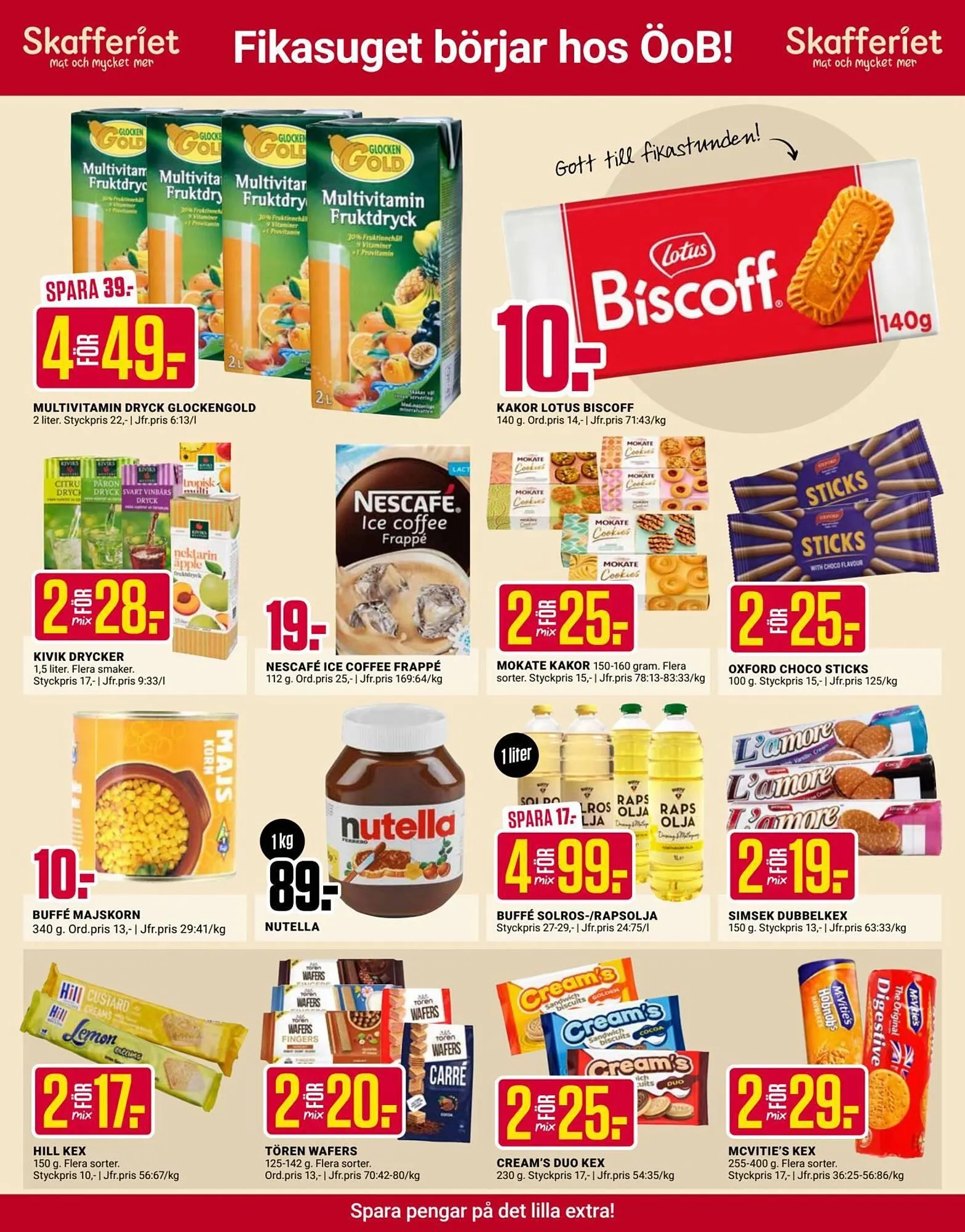 ÖoB reklamblad från 4 augusti till 10 augusti 2025 - Reklamblad sidor 3