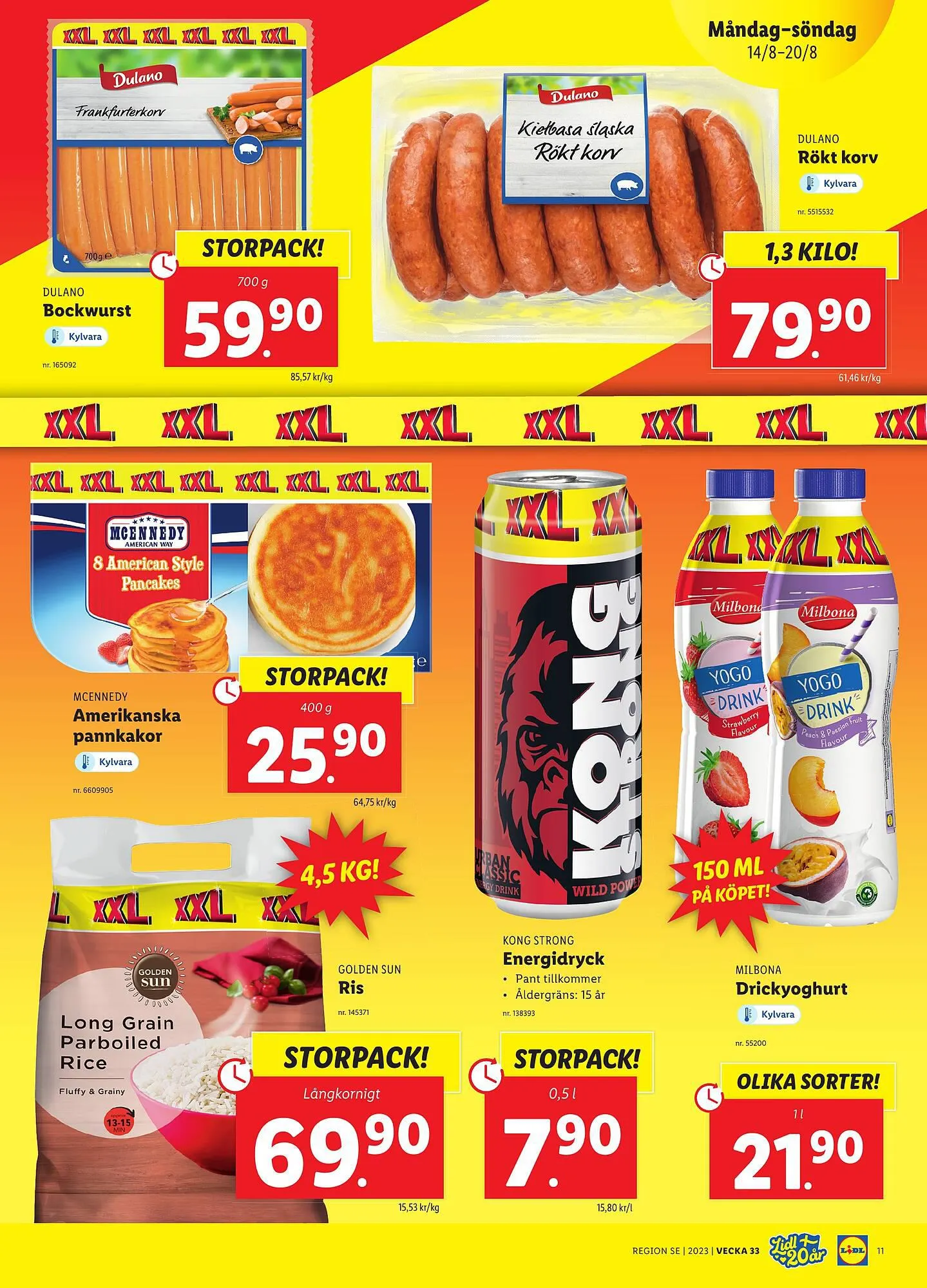 Lidl reklamblad från 14 augusti till 20 augusti 2023 - Reklamblad sidor 11