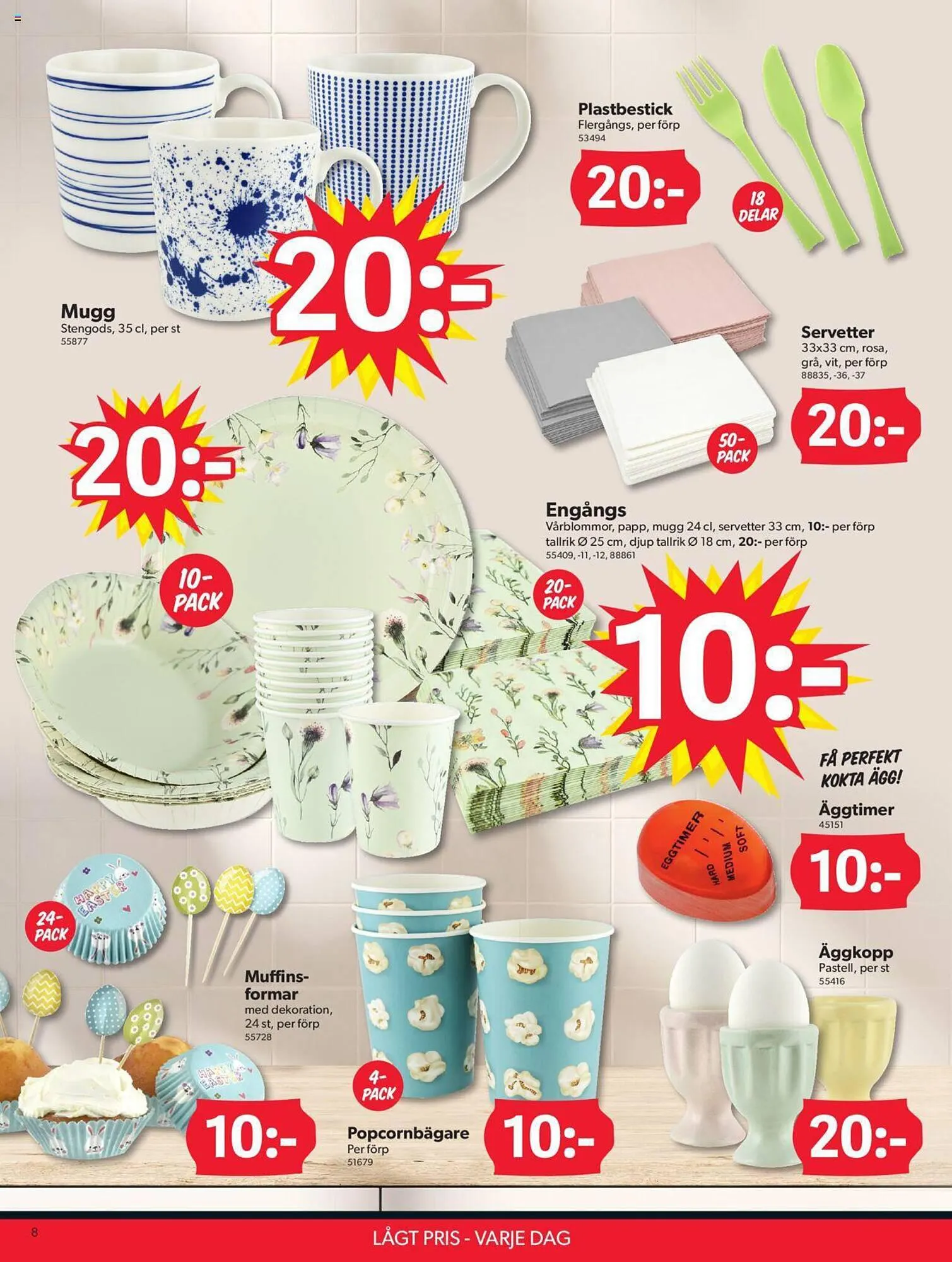 DollarStore reklamblad från 25 mars till 19 april 2024 - Reklamblad sidor 8