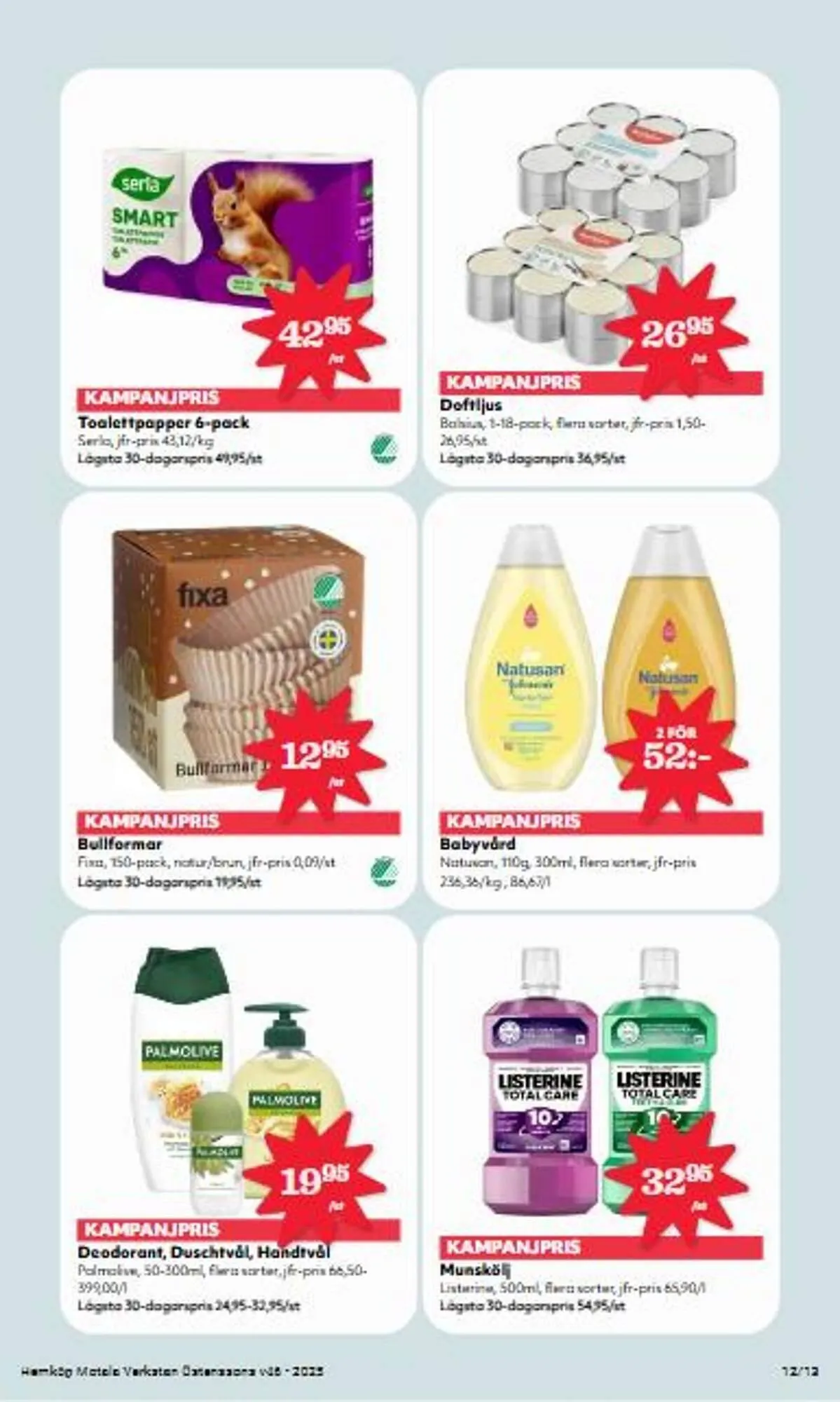 Hemköp reklamblad från 10 november till 16 november 2025 - Reklamblad sidor 12