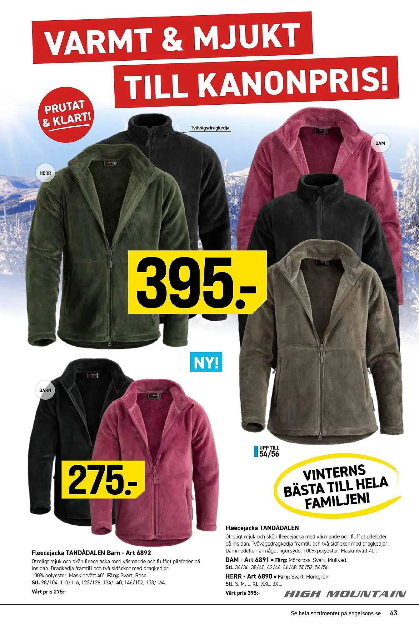 Engelsons reklamblad från 23 oktober till 30 november 2023 - Reklamblad sidor 43