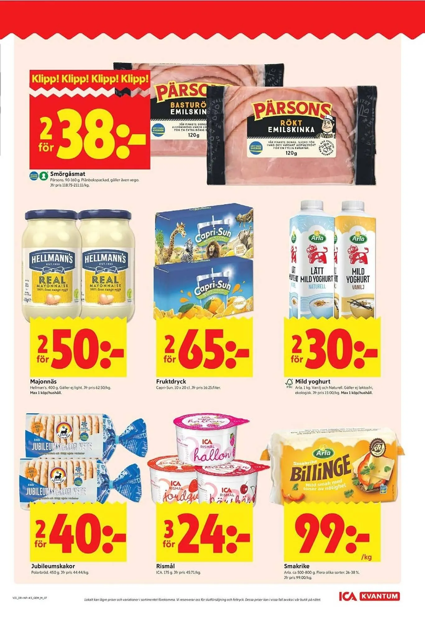 ICA Kvantum reklamblad från 18 maj till 24 maj 2026 - Reklamblad sidor 7