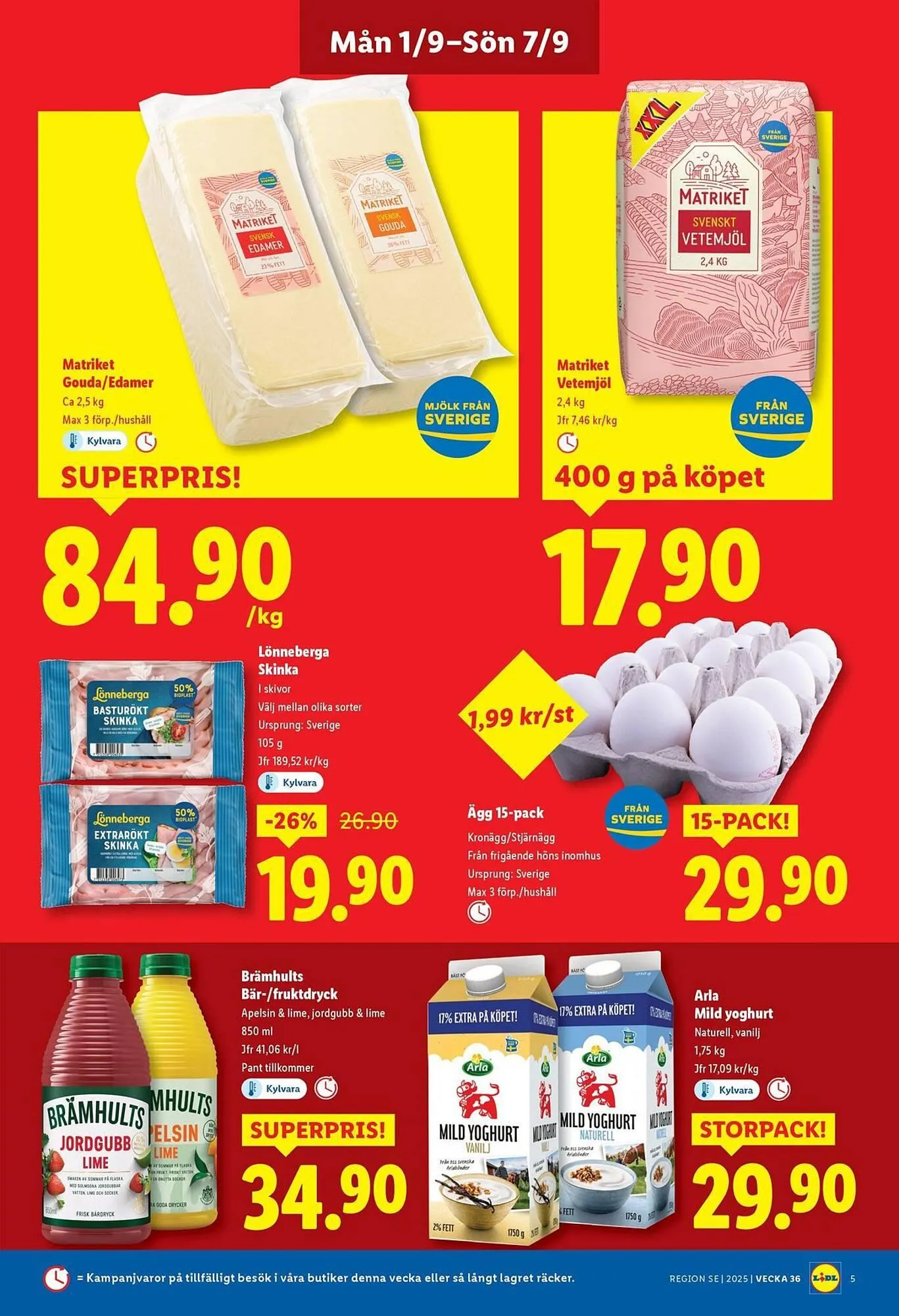 Lidl reklamblad från 1 september till 7 september 2025 - Reklamblad sidor 5