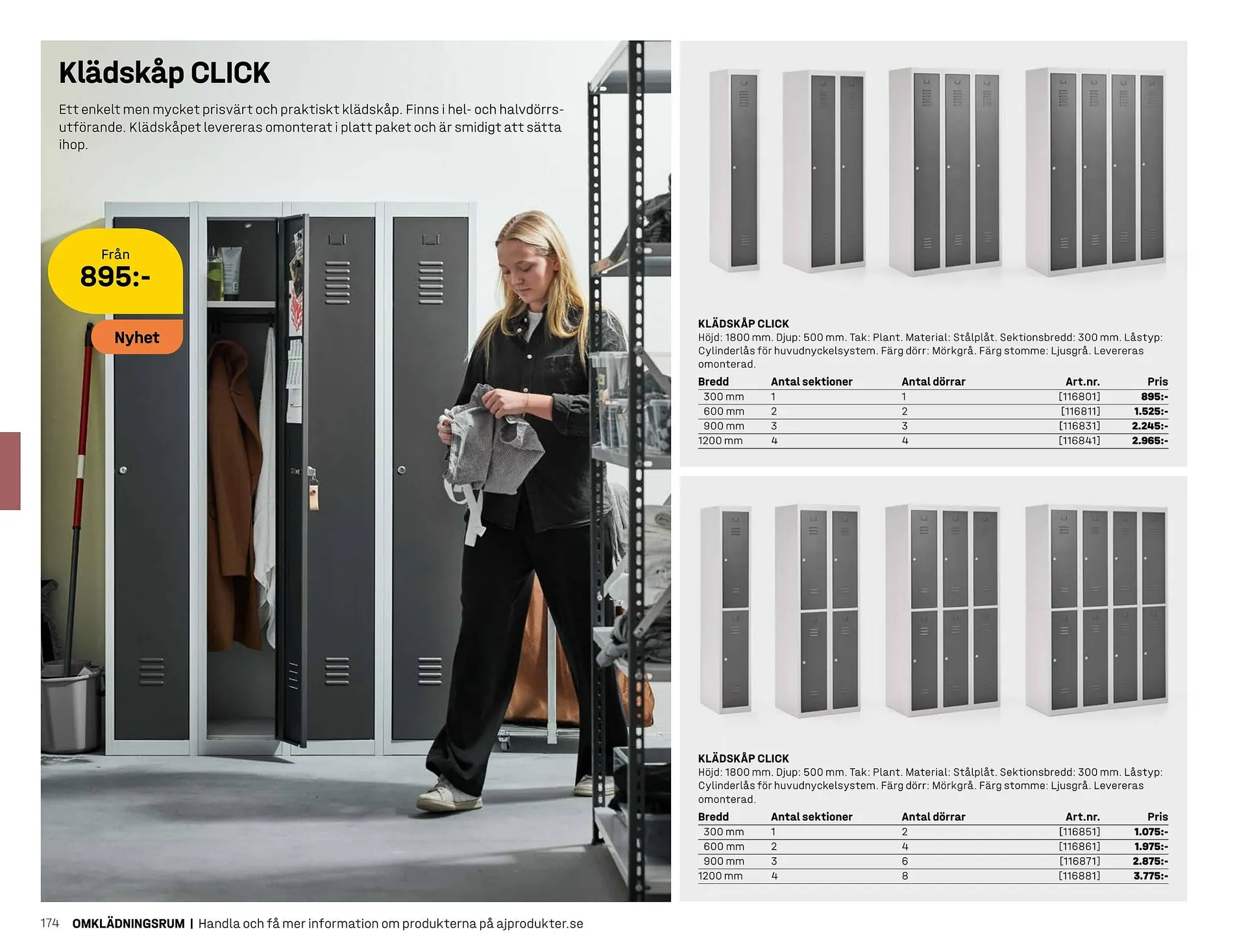 AJ Produkter reklamblad från 1 januari till 31 december 2025 - Reklamblad sidor 174