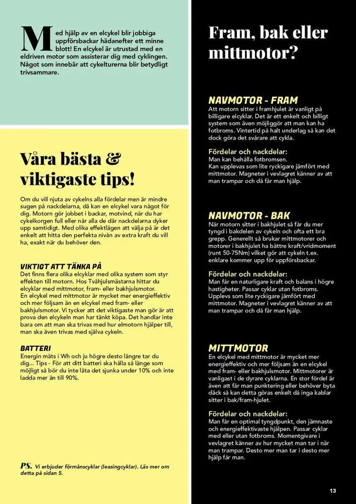 Tvåhjulsmästarna var /sommar 2024 ! från 16 maj till 25 juni 2024 - Reklamblad sidor 13