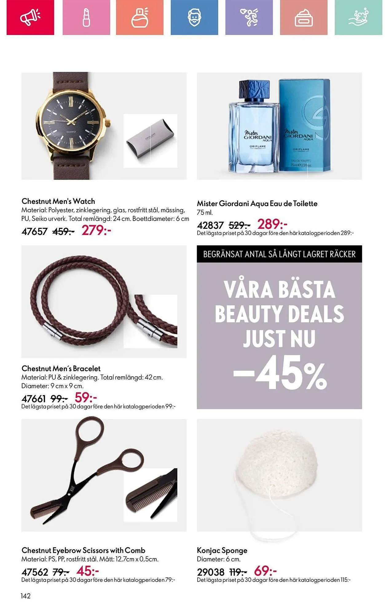 Oriflame reklamblad från 12 maj till 31 maj 2025 - Reklamblad sidor 142