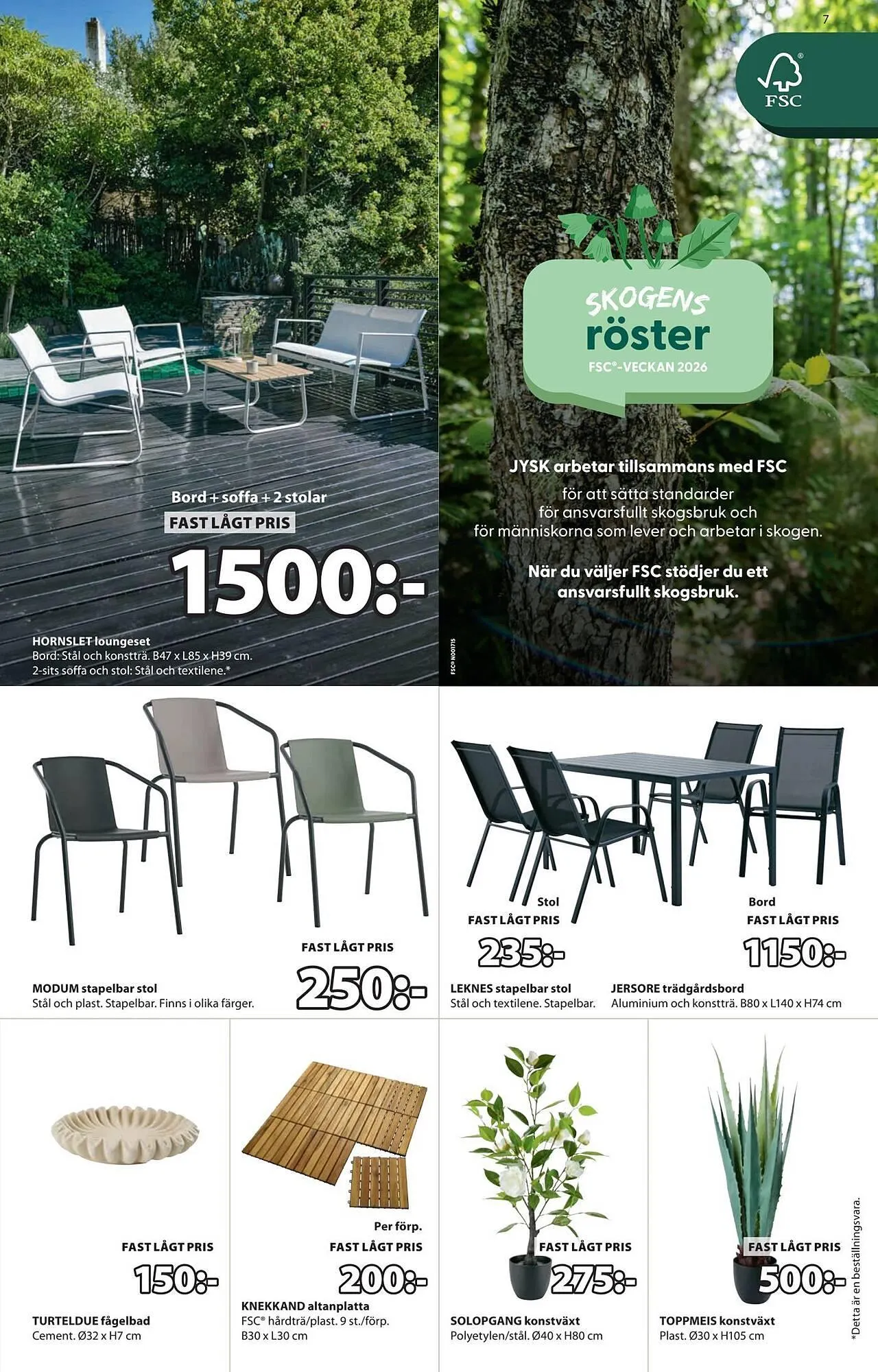 JYSK reklamblad från 2 mars till 23 mars 2026 - Reklamblad sidor 7