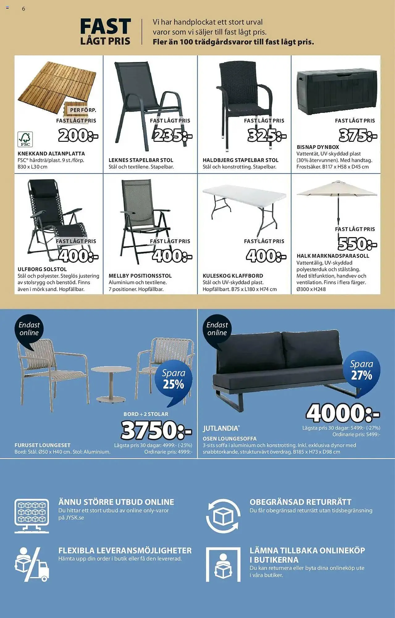 JYSK reklamblad från 14 april till 27 april 2025 - Reklamblad sidor 6