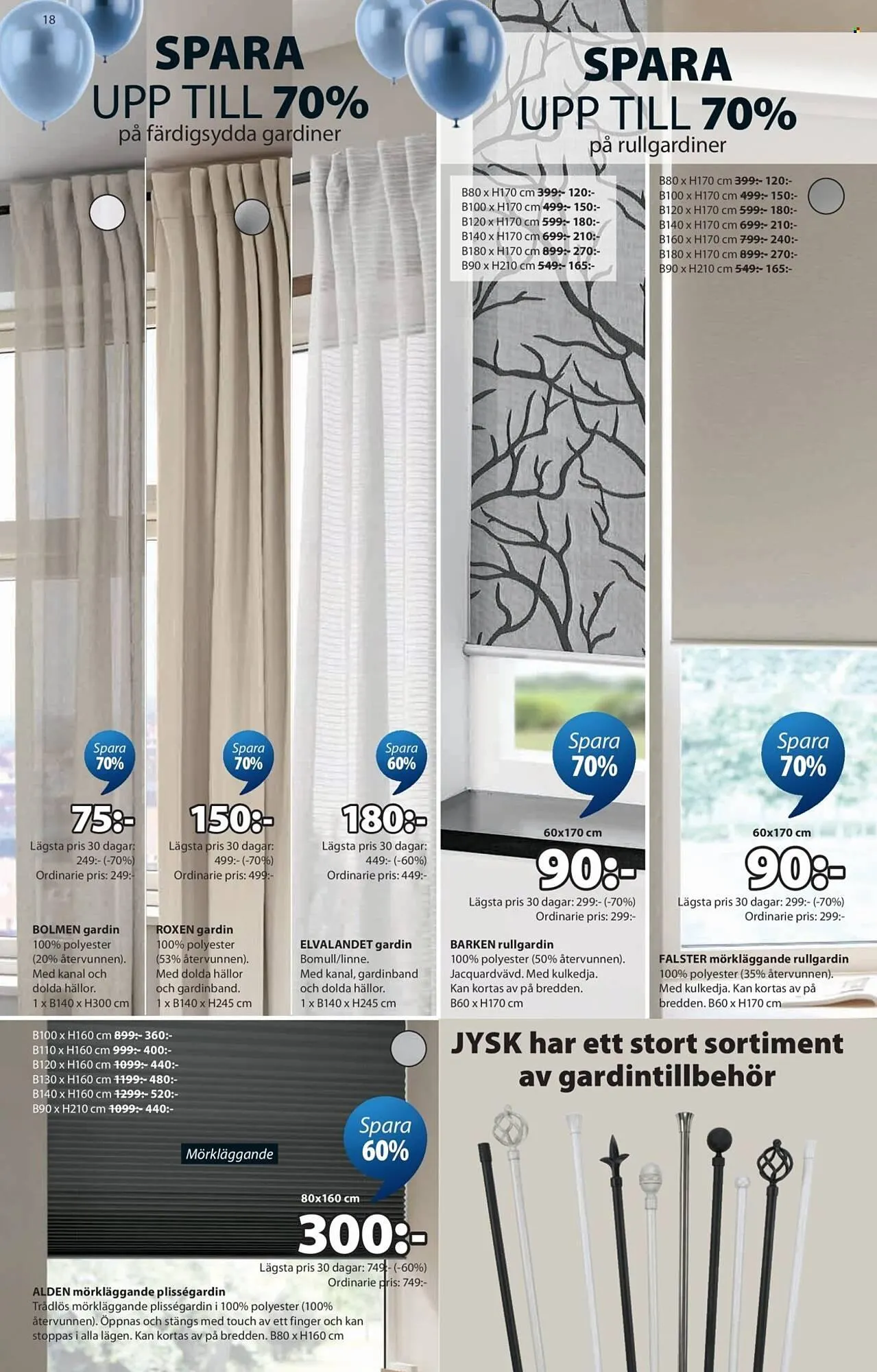 JYSK reklamblad från 30 mars till 26 april 2026 - Reklamblad sidor 18