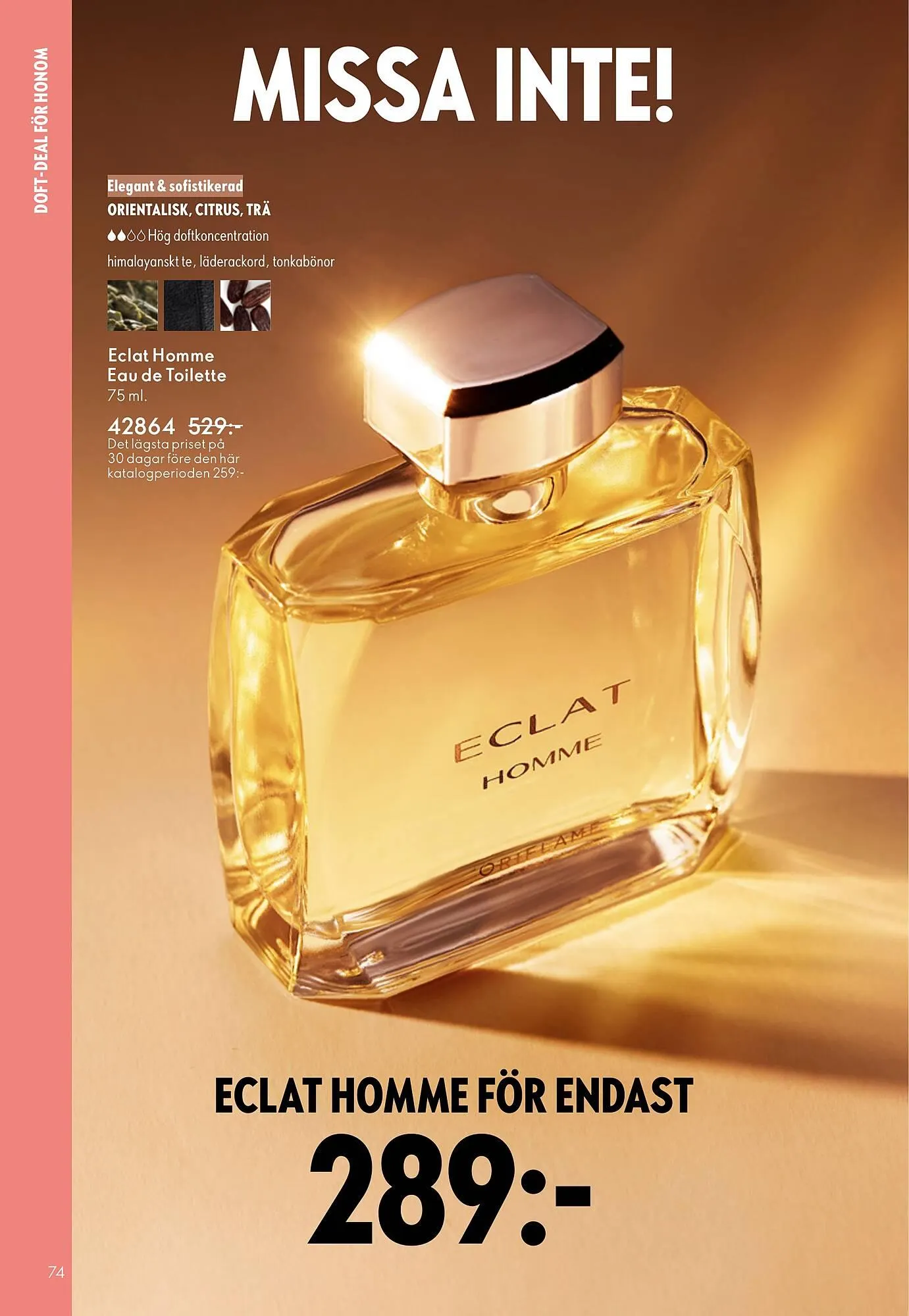 Oriflame reklamblad från 29 oktober till 18 november 2025 - Reklamblad sidor 74