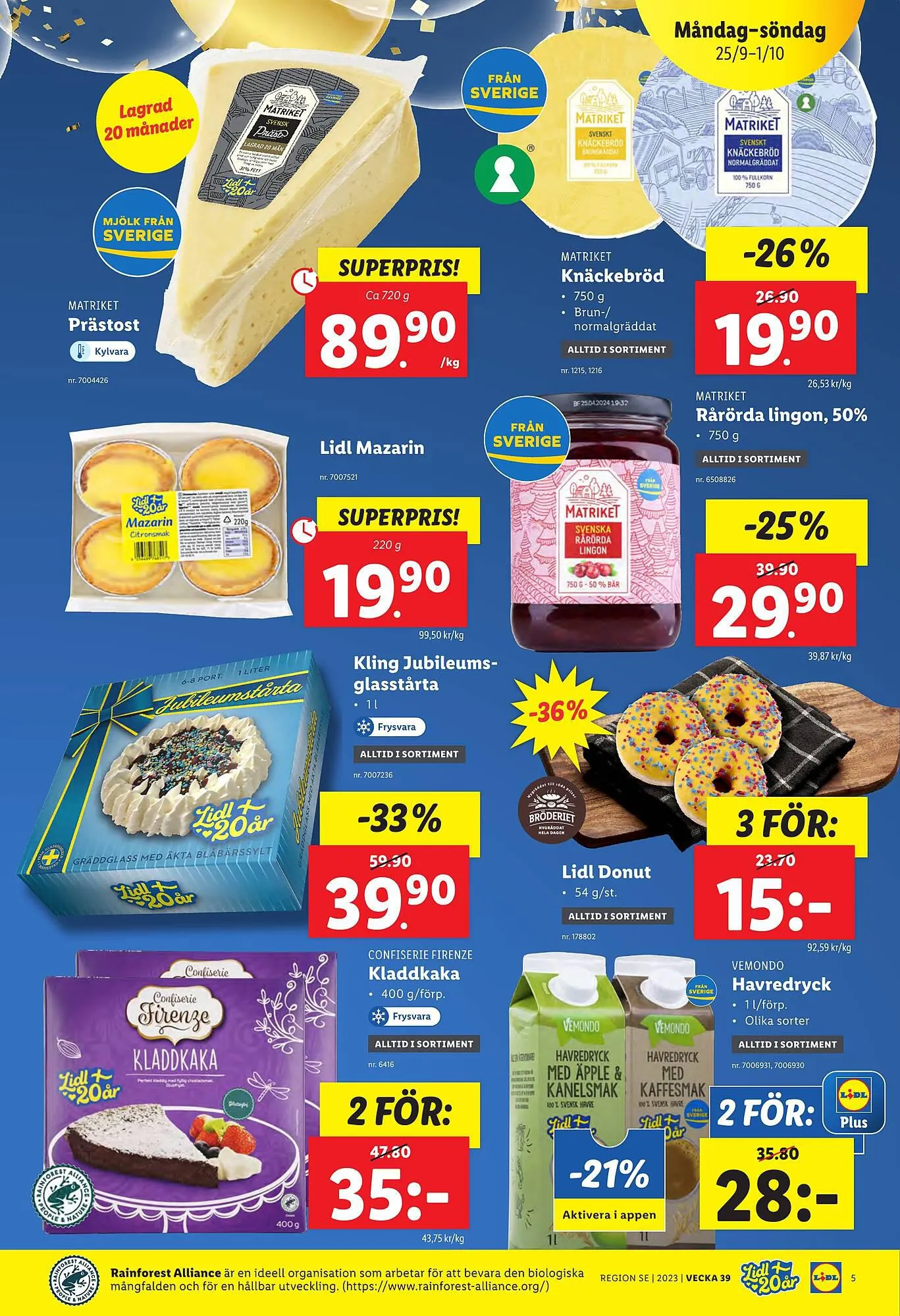 Lidl reklamblad från 25 september till 1 oktober 2023 - Reklamblad sidor 5