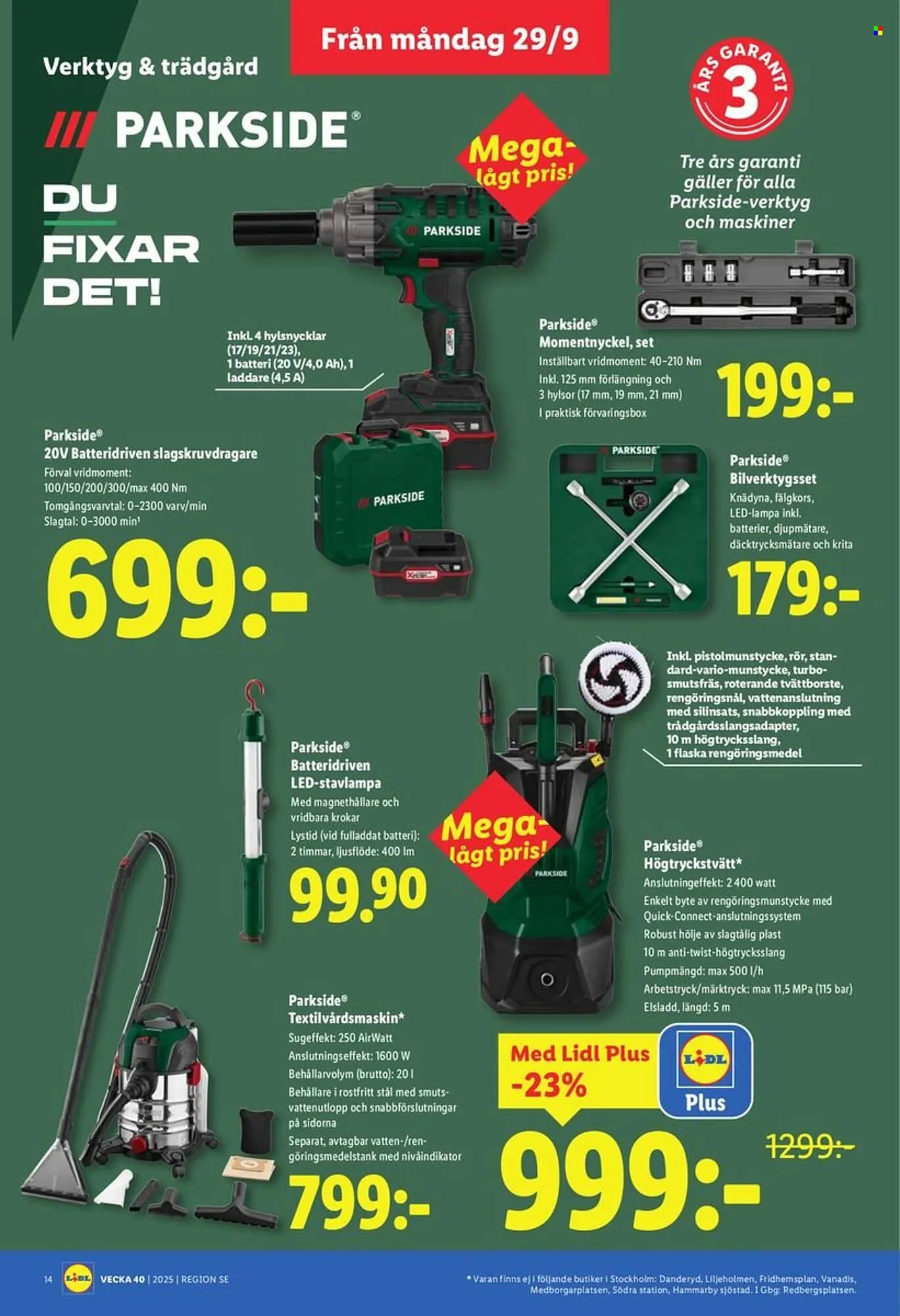 Lidl reklamblad från 29 september till 5 oktober 2025 - Reklamblad sidor 16