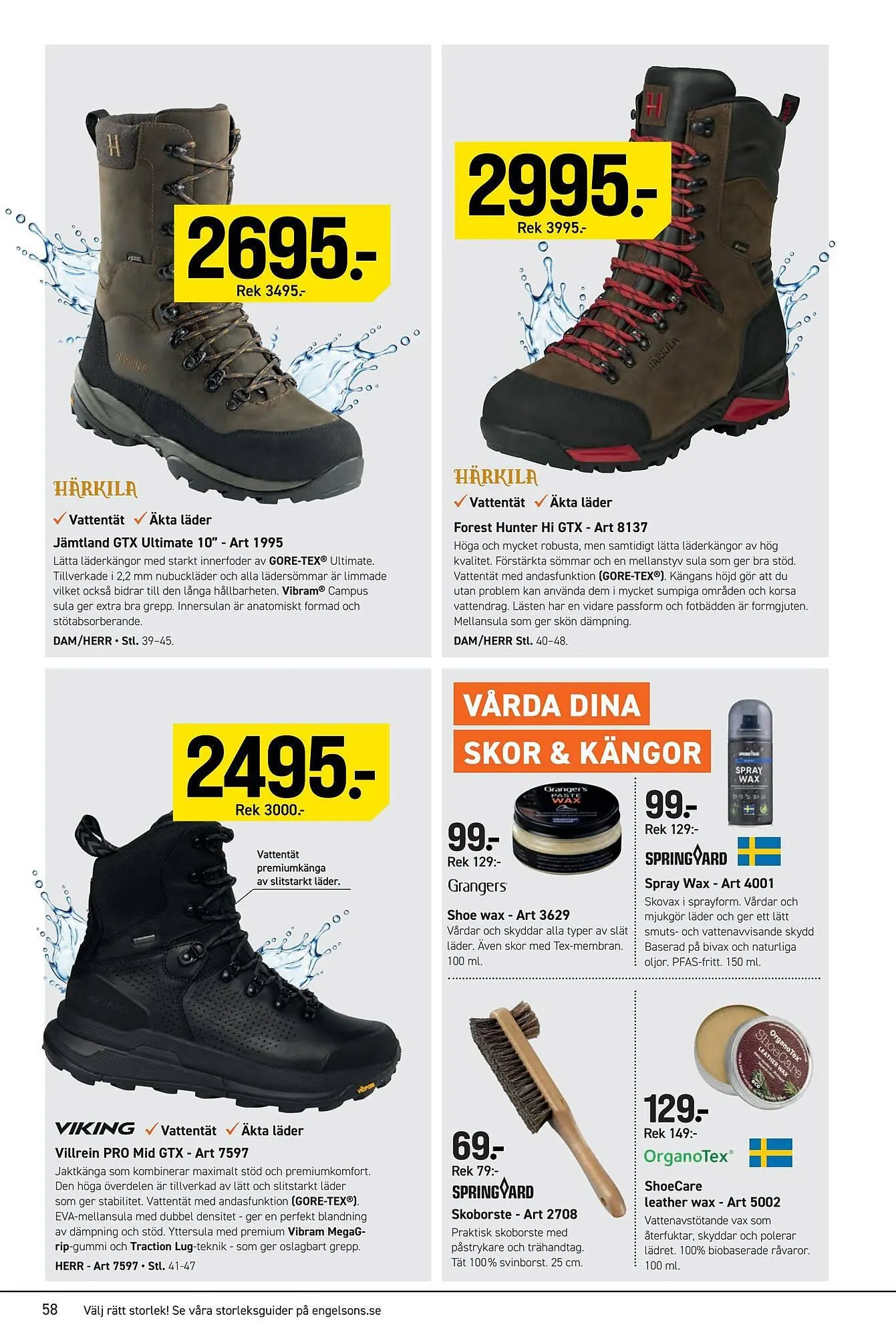 Engelsons reklamblad från 1 juli till 31 juli 2025 - Reklamblad sidor 58