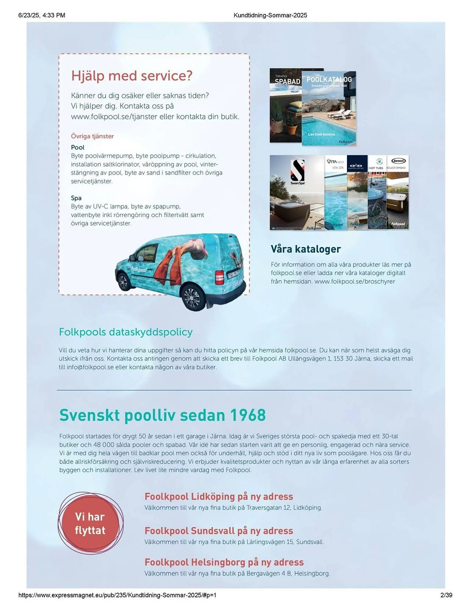 Folkpool reklamblad från 23 juni till 31 juli 2025 - Reklamblad sidor 2