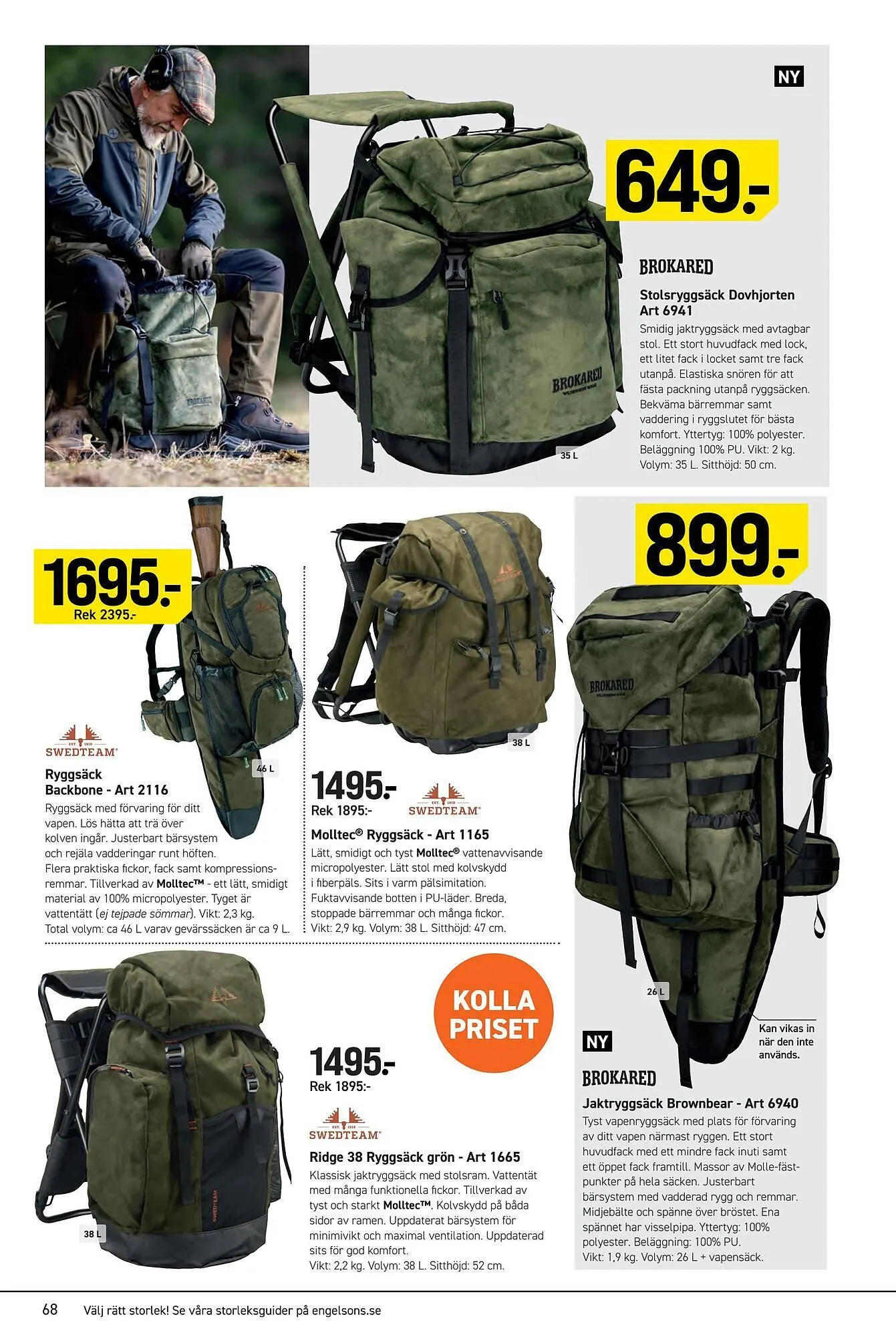 Engelsons reklamblad från 1 juli till 31 juli 2025 - Reklamblad sidor 68