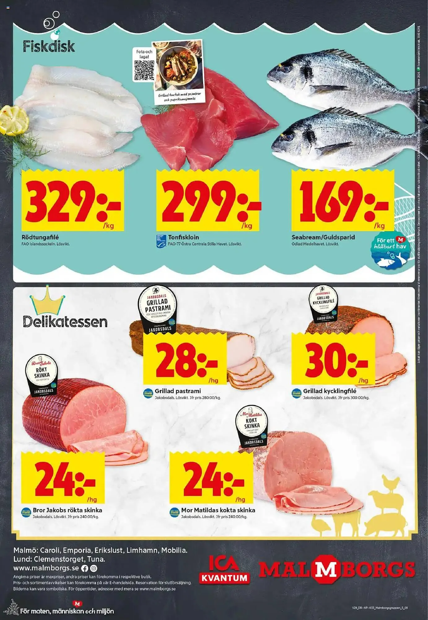 ICA Kvantum reklamblad från 7 juli till 13 juli 2025 - Reklamblad sidor 8