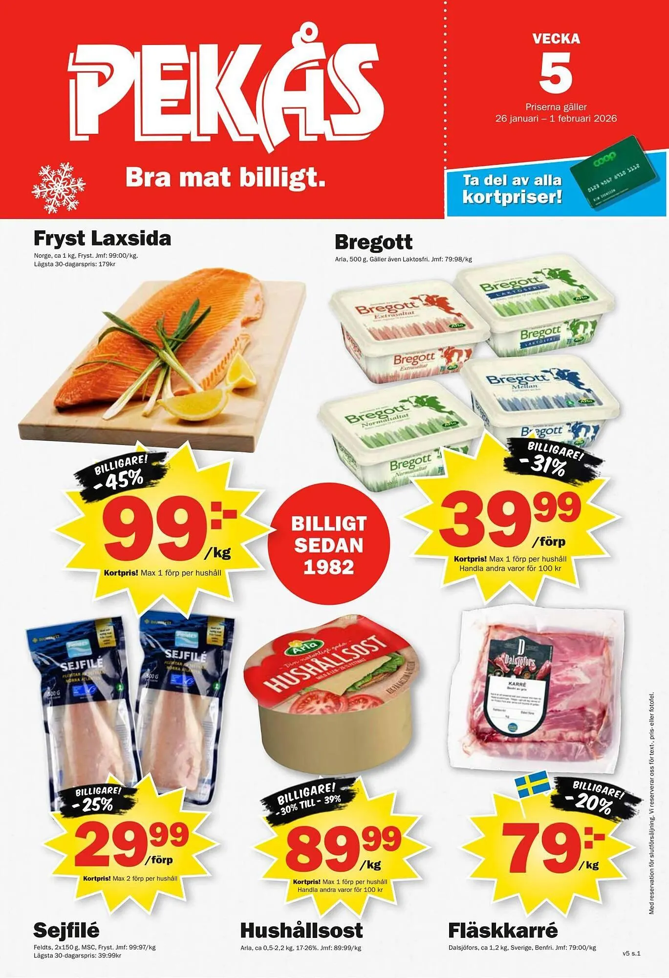 Pekås reklamblad - 1