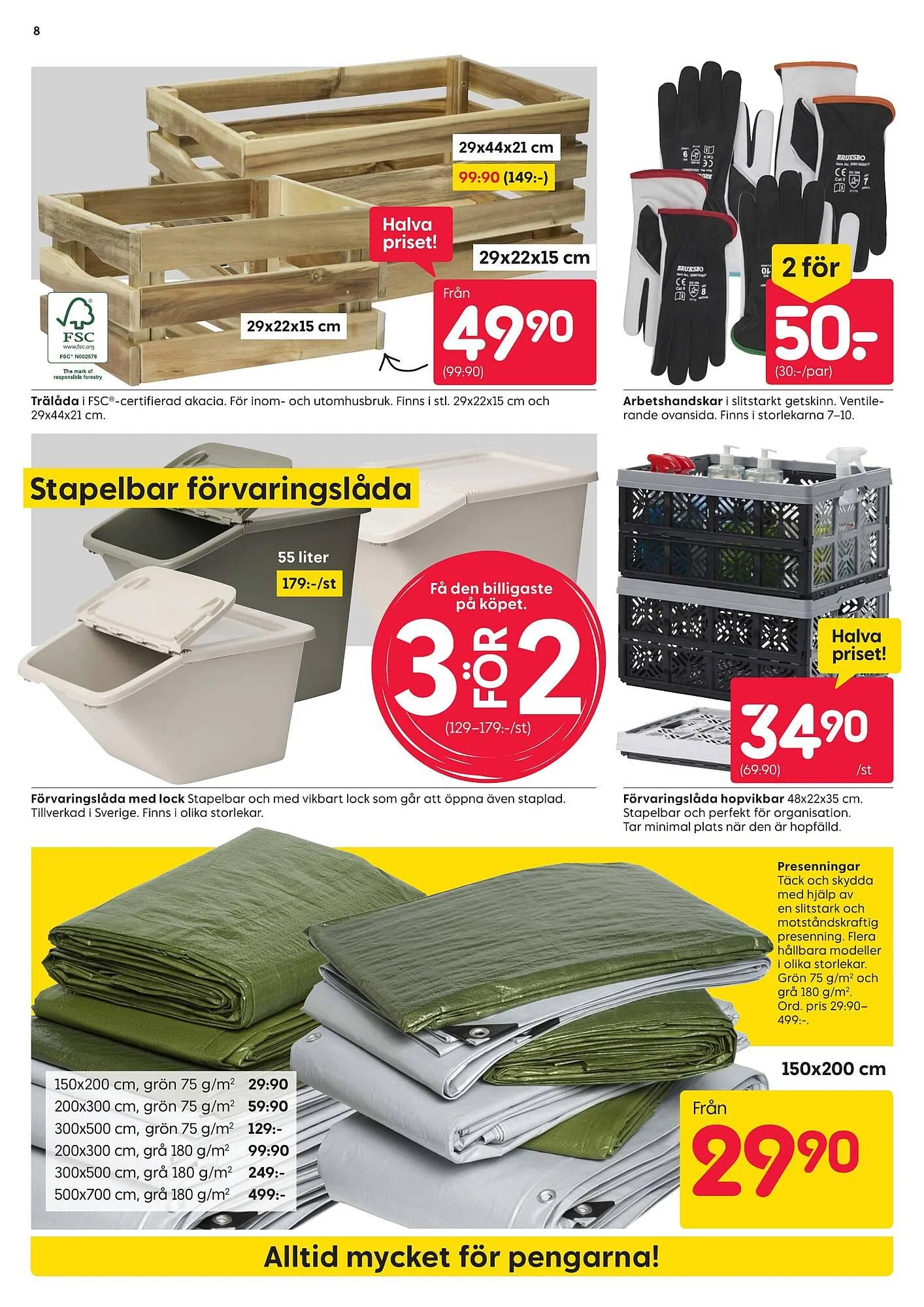 Rusta reklamblad från 8 september till 14 september 2025 - Reklamblad sidor 8