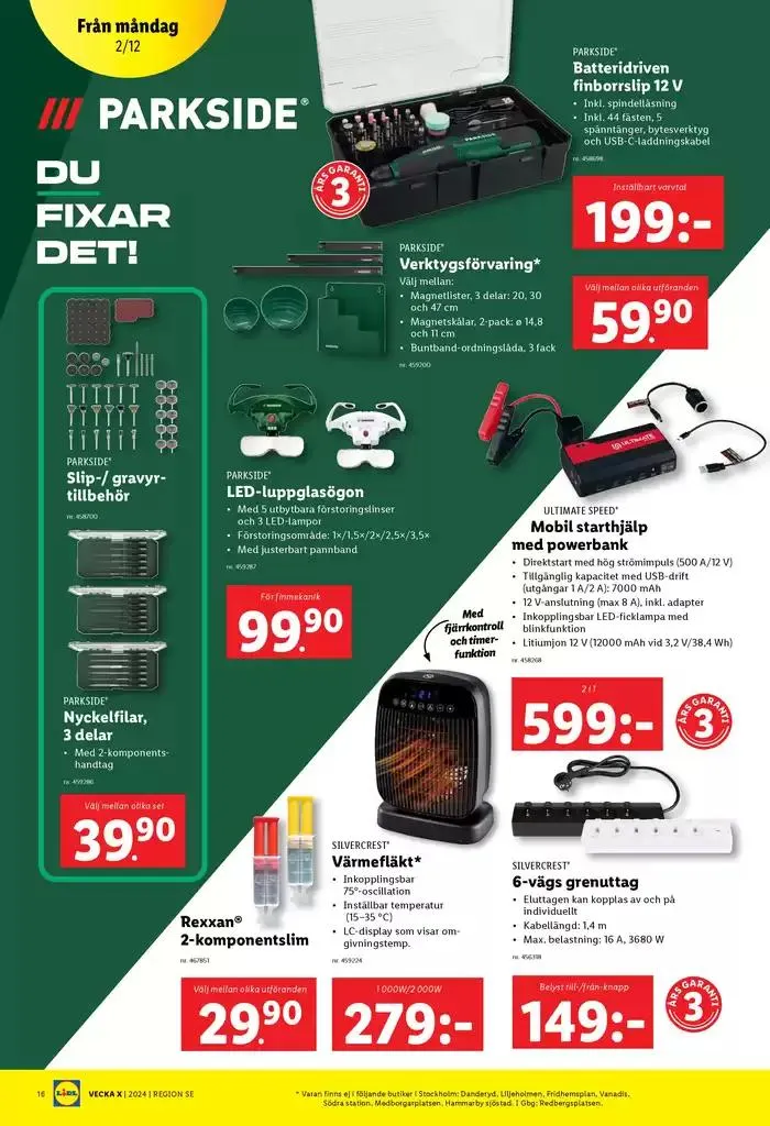 ERBJUDANDEN VECKA 49 från 2 december till 8 december 2024 - Reklamblad sidor 20
