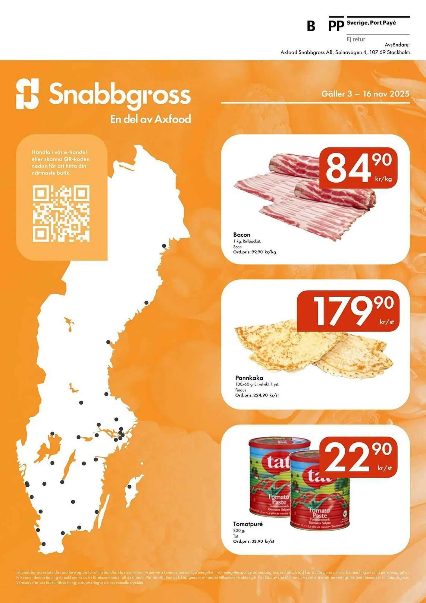 Snabbgross reklamblad från 3 november till 16 november 2025 - Reklamblad sidor 12