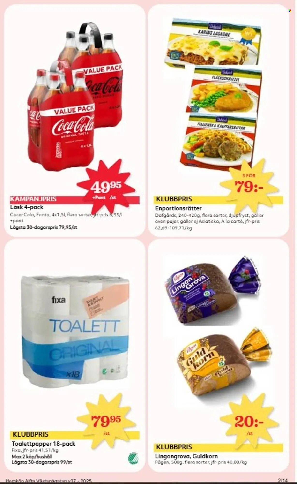 Hemköp reklamblad från 8 september till 14 september 2025 - Reklamblad sidor 2