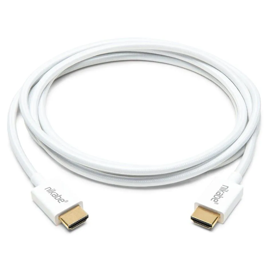 Nikabe Ultra Slim HDMI-kabel med 8K-stöd Vit 2 m