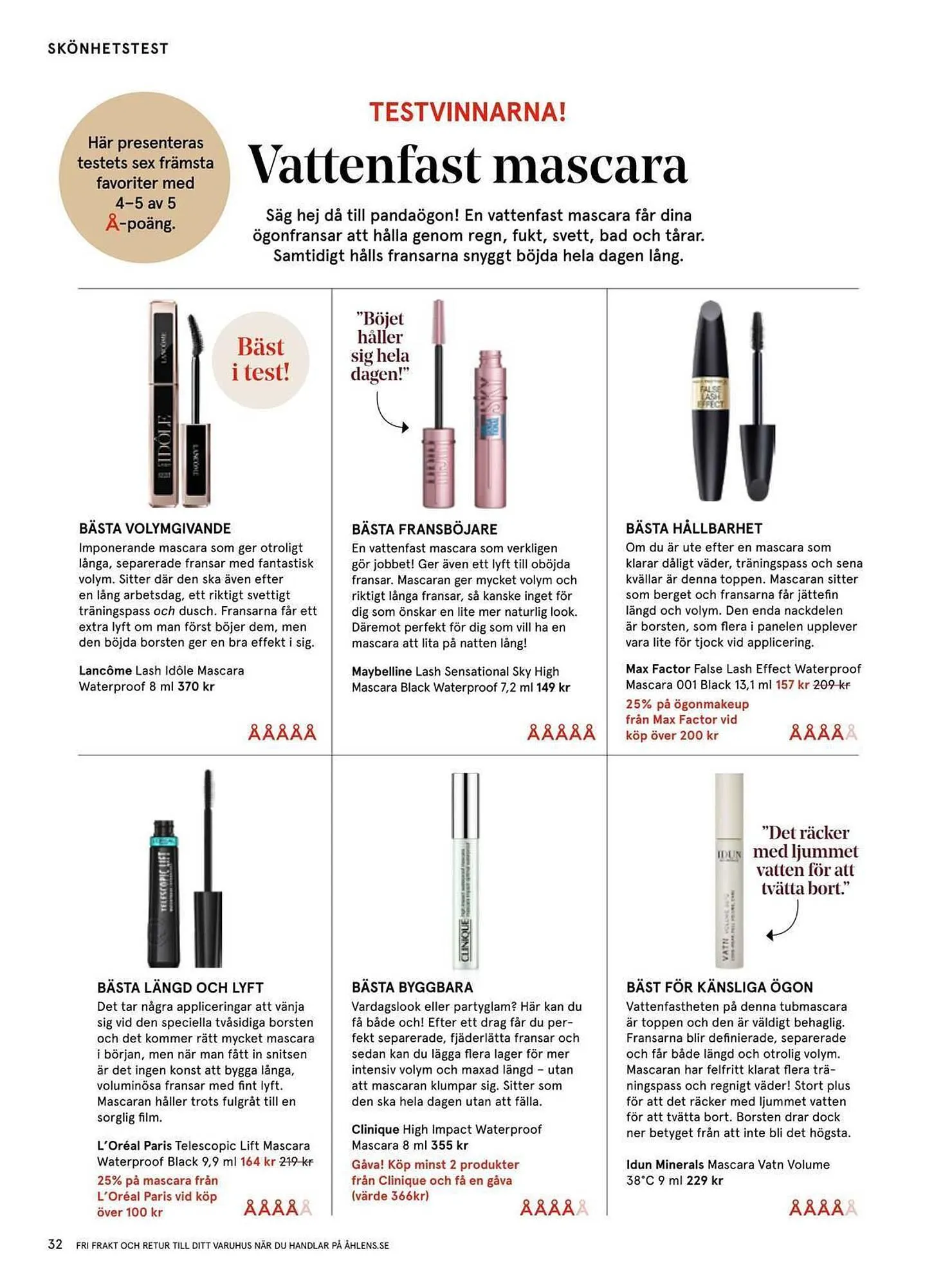 Åhléns reklamblad från 2 april till 22 april 2025 - Reklamblad sidor 32