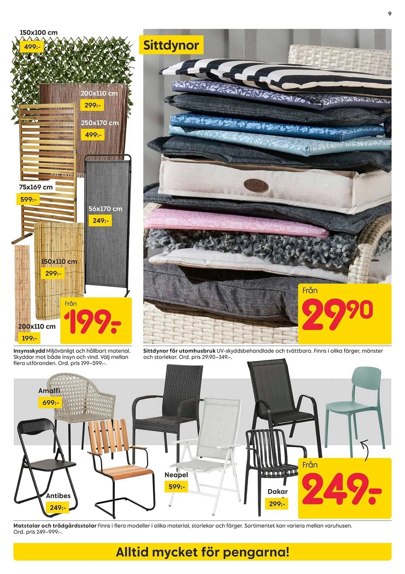 Rusta reklamblad från 9 mars till 15 mars 2026 - Reklamblad sidor 9