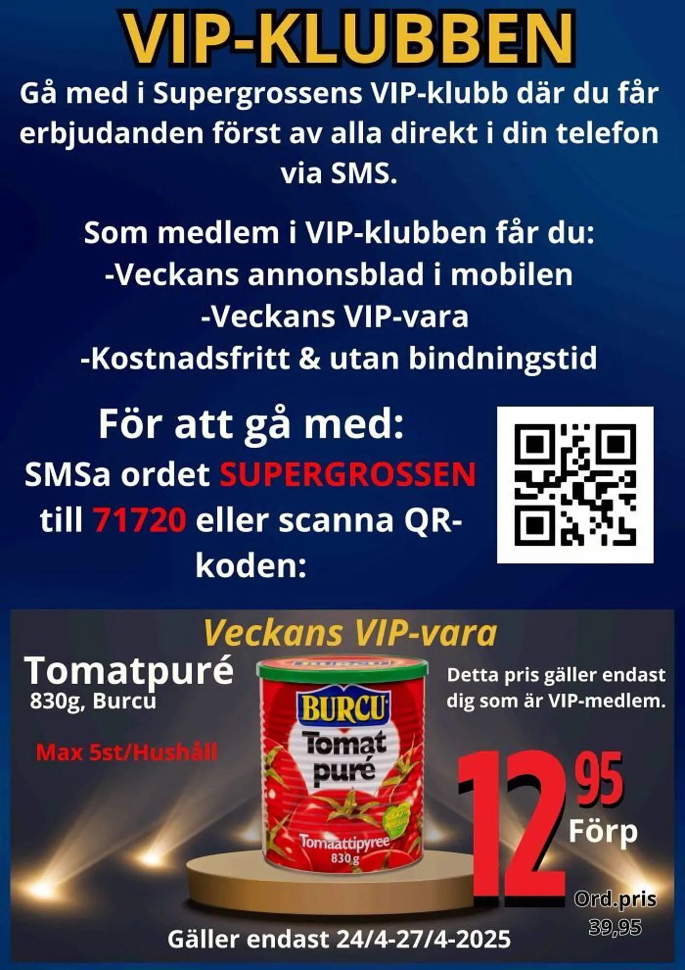 Supergrossen reklamblad från 22 april till 27 april 2025 - Reklamblad sidor 13