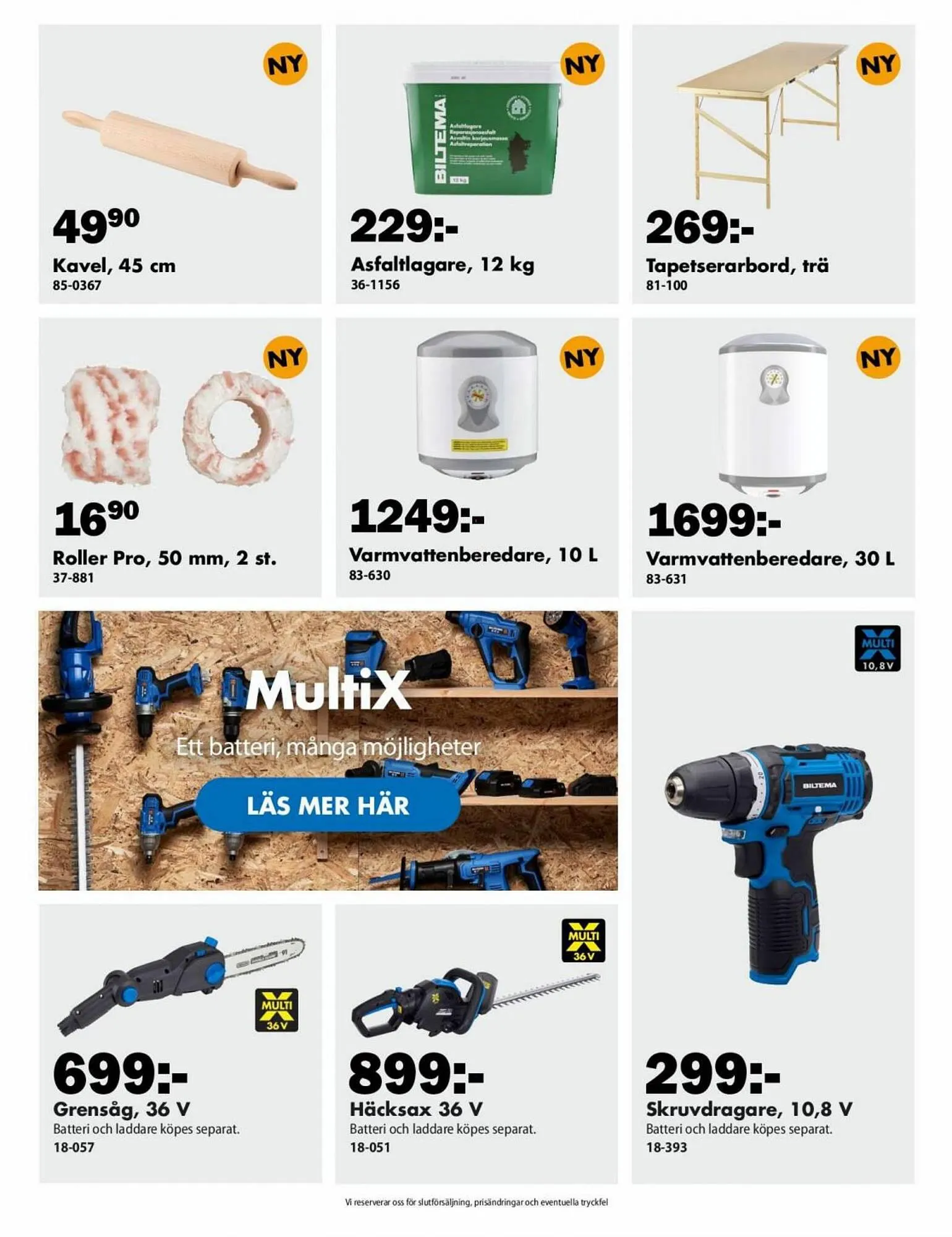 Biltema reklamblad från 25 september till 9 oktober 2023 - Reklamblad sidor 11
