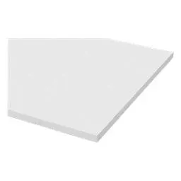 Vitt hyllplan 60x30 cm