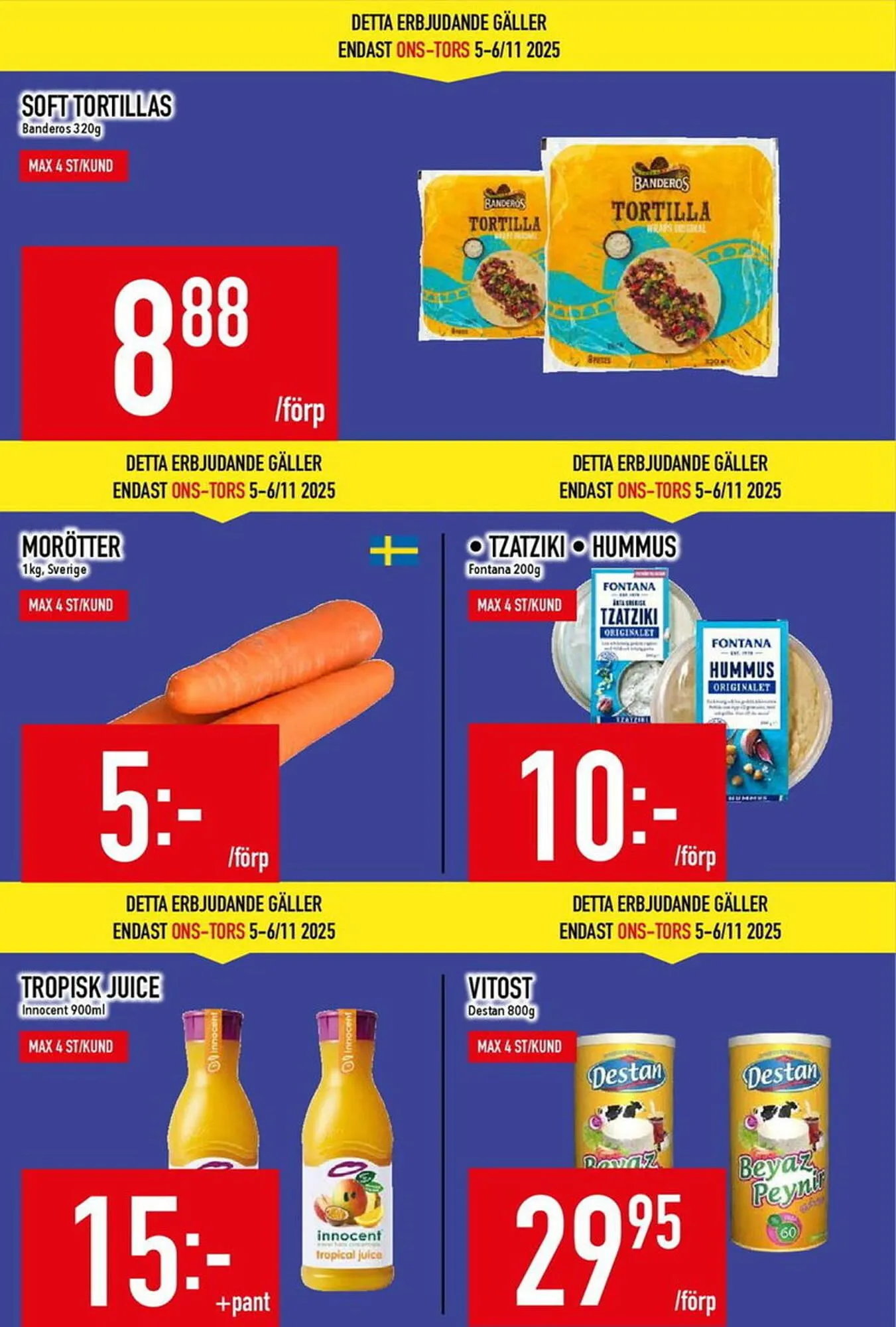 Matdax reklamblad från 3 november till 9 november 2025 - Reklamblad sidor 3