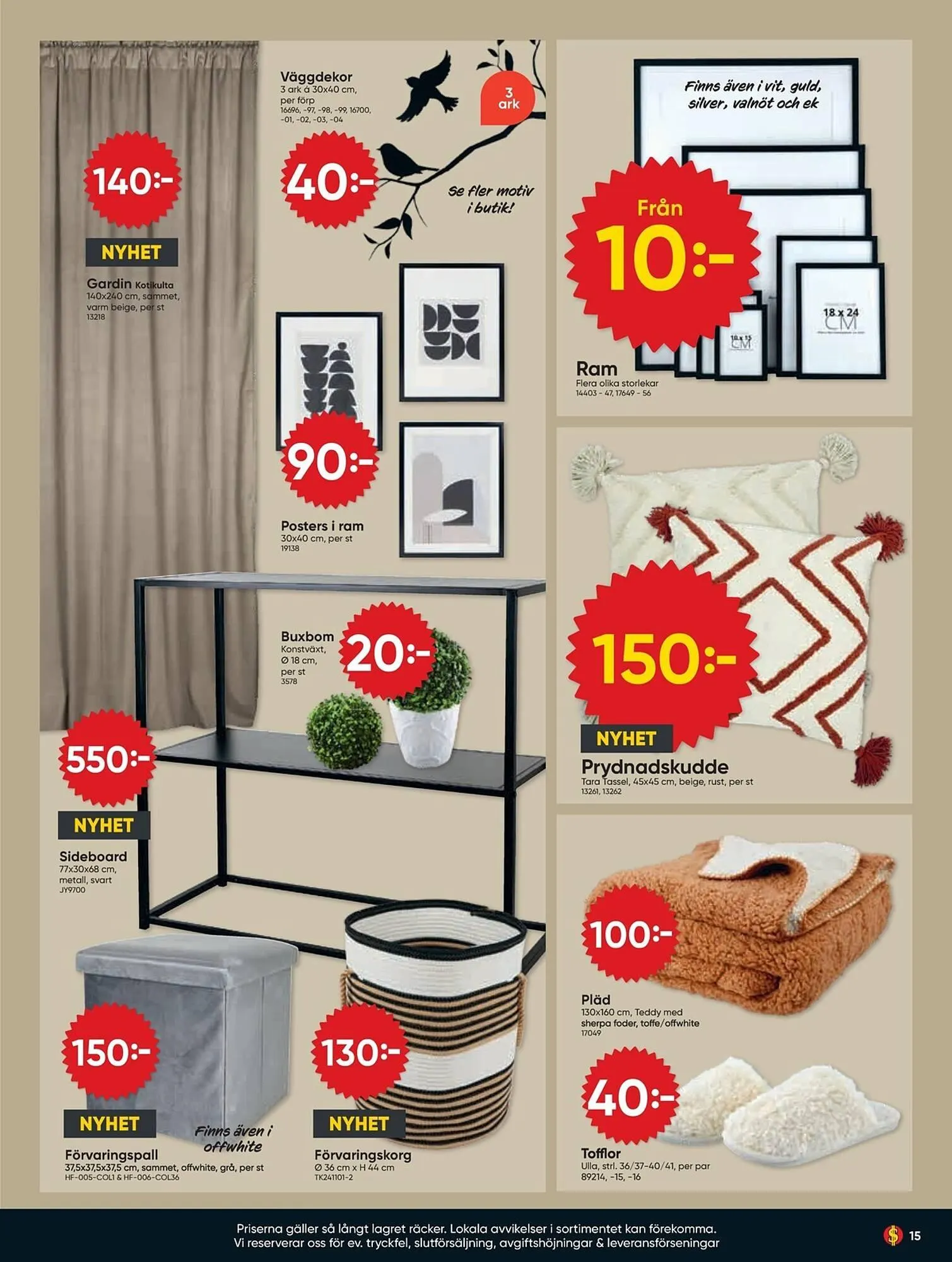 DollarStore annonsblad från 27 oktober till 2 november 2025 - Reklamblad sidor 15